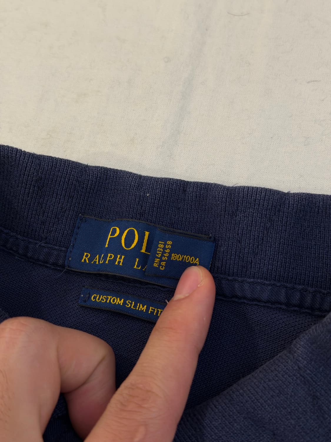 폴로 랄프로렌 빅포니 치프키프 성조기 카라티 네이비 상품이미지6