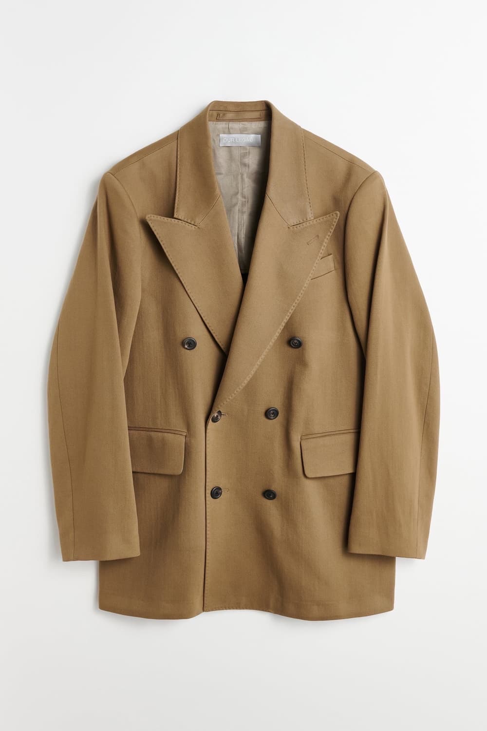 (정품/새상품) 아워레가시 남성 올리브 브로큰 새틴 블레이저 상품이미지5