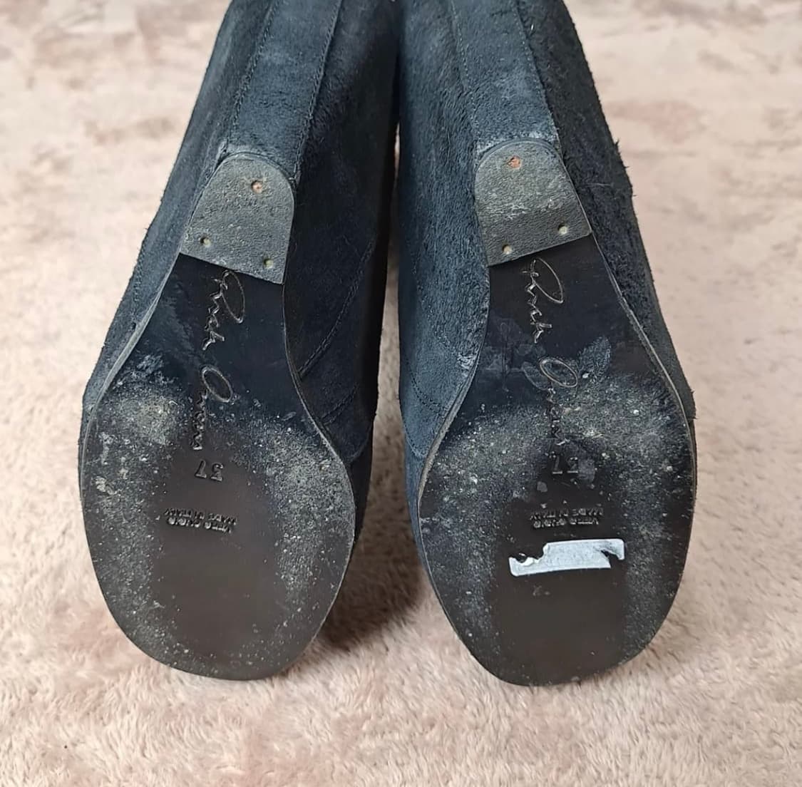 릭오웬스 스웨이드 웨지 부츠 상품이미지5