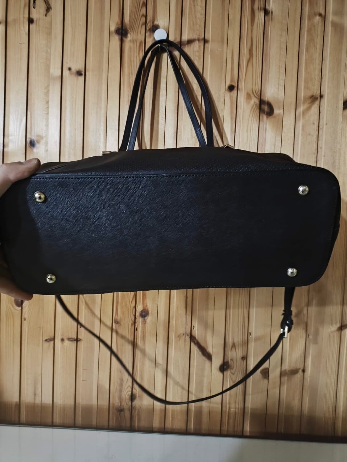 시슬리 가죽 펀칭 쇼퍼백 숄더백 상품이미지3