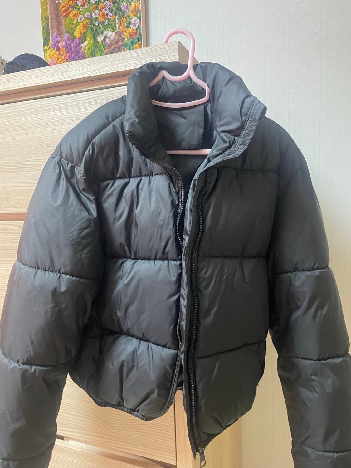 검정 숏패딩 상품이미지1