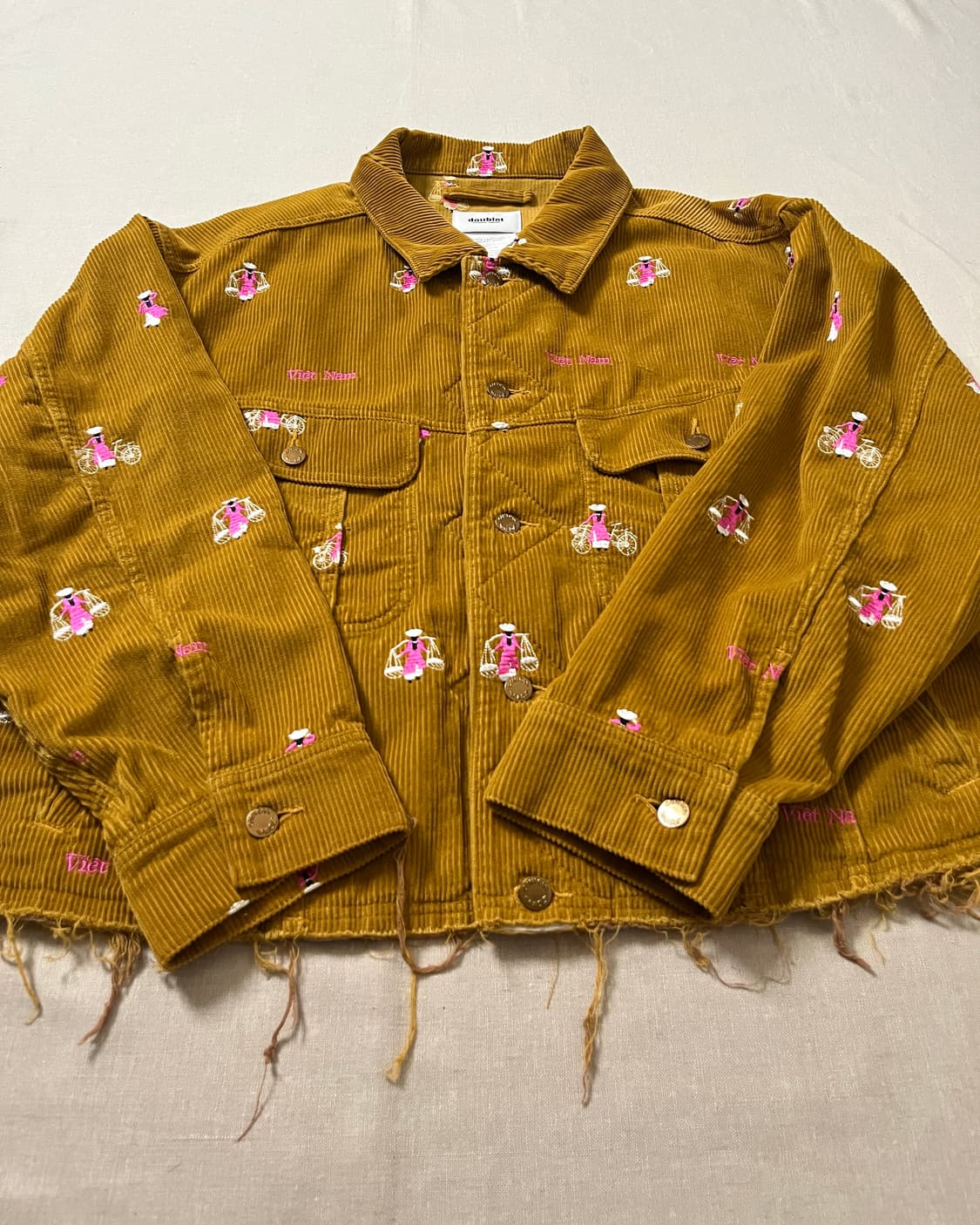 더블렛 베트남자수 코듀로이 자켓 doublet 20aw 상품이미지4