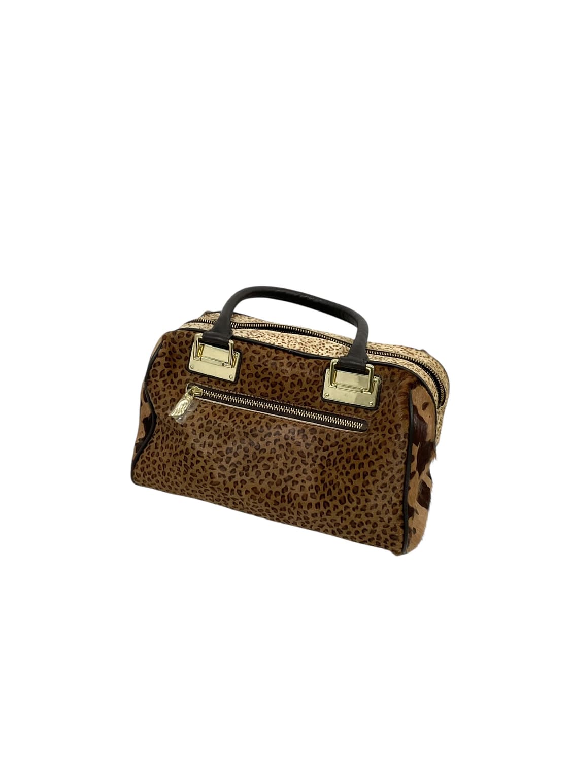 Montemilano 송치 호피 보스턴 토트백 상품이미지5