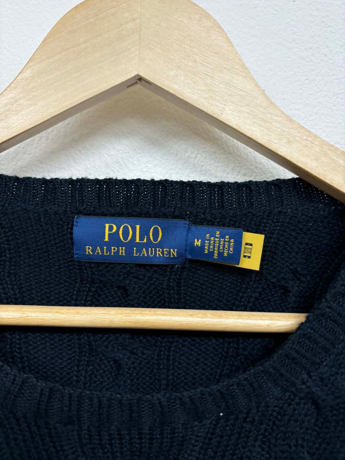 [M] 폴로 랄프로렌 케이블 코튼 니트 스웨터 상품이미지4