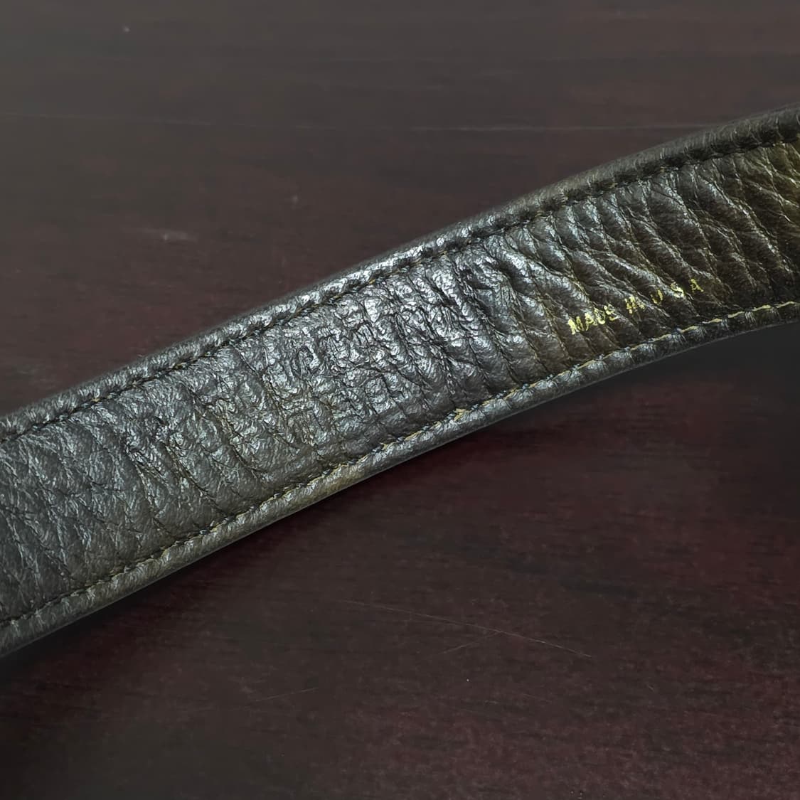 크롬하츠 크로스 3버튼 가죽 팔찌 카모 상품이미지3