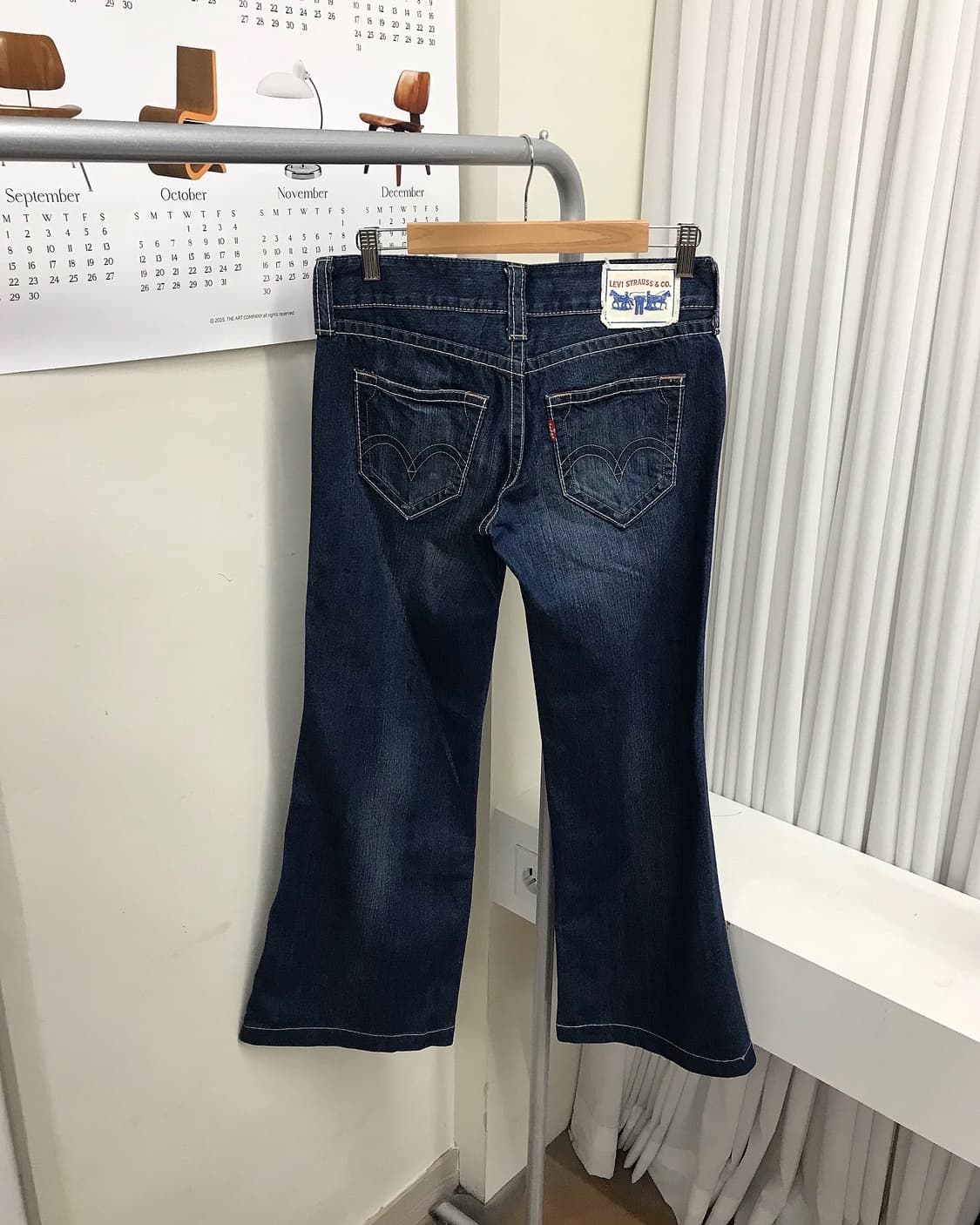 리바이스 화이트탭 로우라이즈 부츠컷 데님 팬츠 상품이미지4