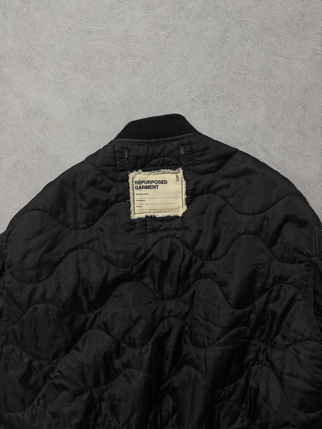 R13 퀄티트 립스탑 봄버자켓  상품이미지4