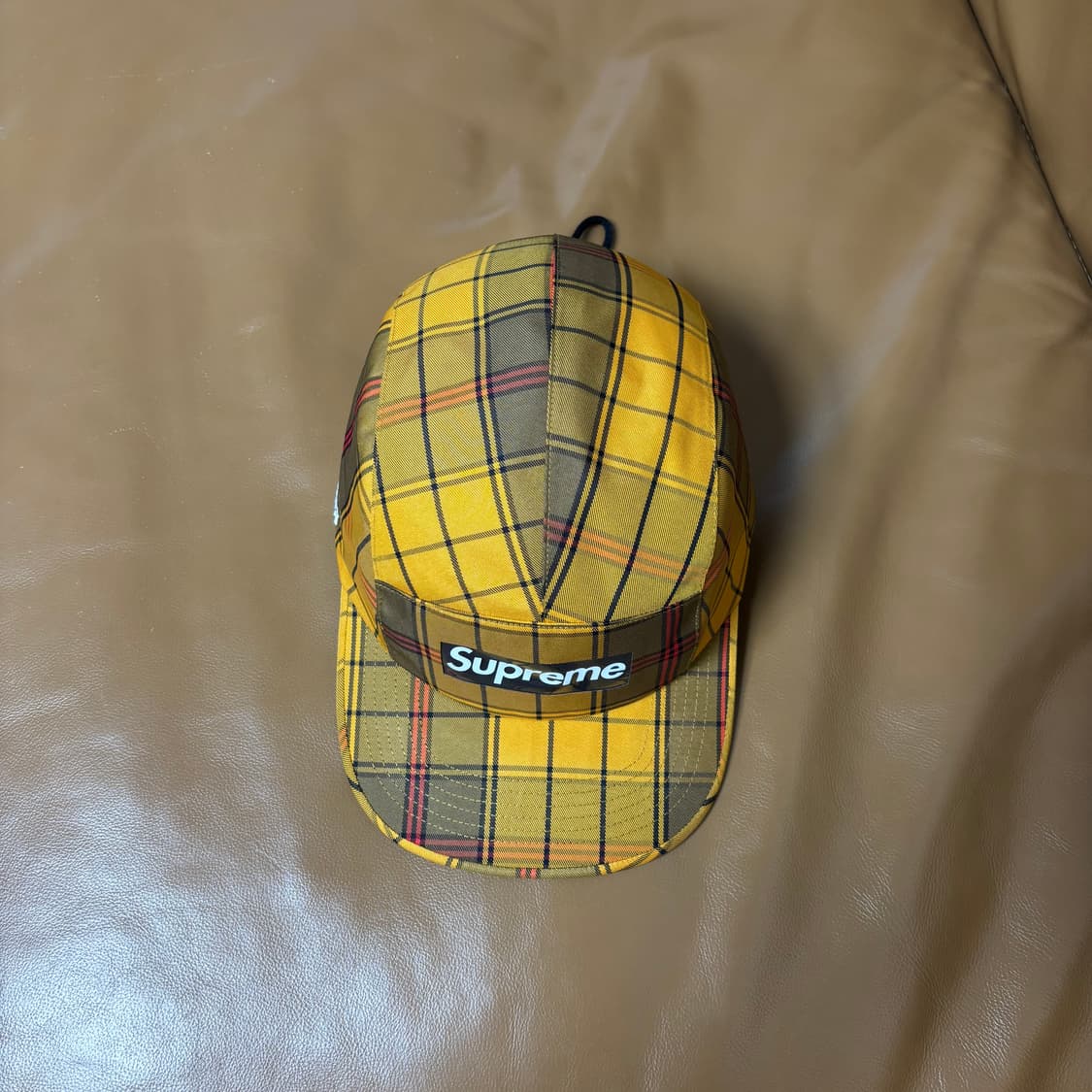 Supreme 슈프림 고어텍스 체크 옐로우 캠프캡 모자 (Goretex) 상품이미지5