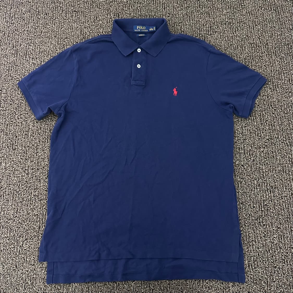 POLO 폴로 랄프로렌 카라티 반팔티셔츠 네이비 L 상품이미지1