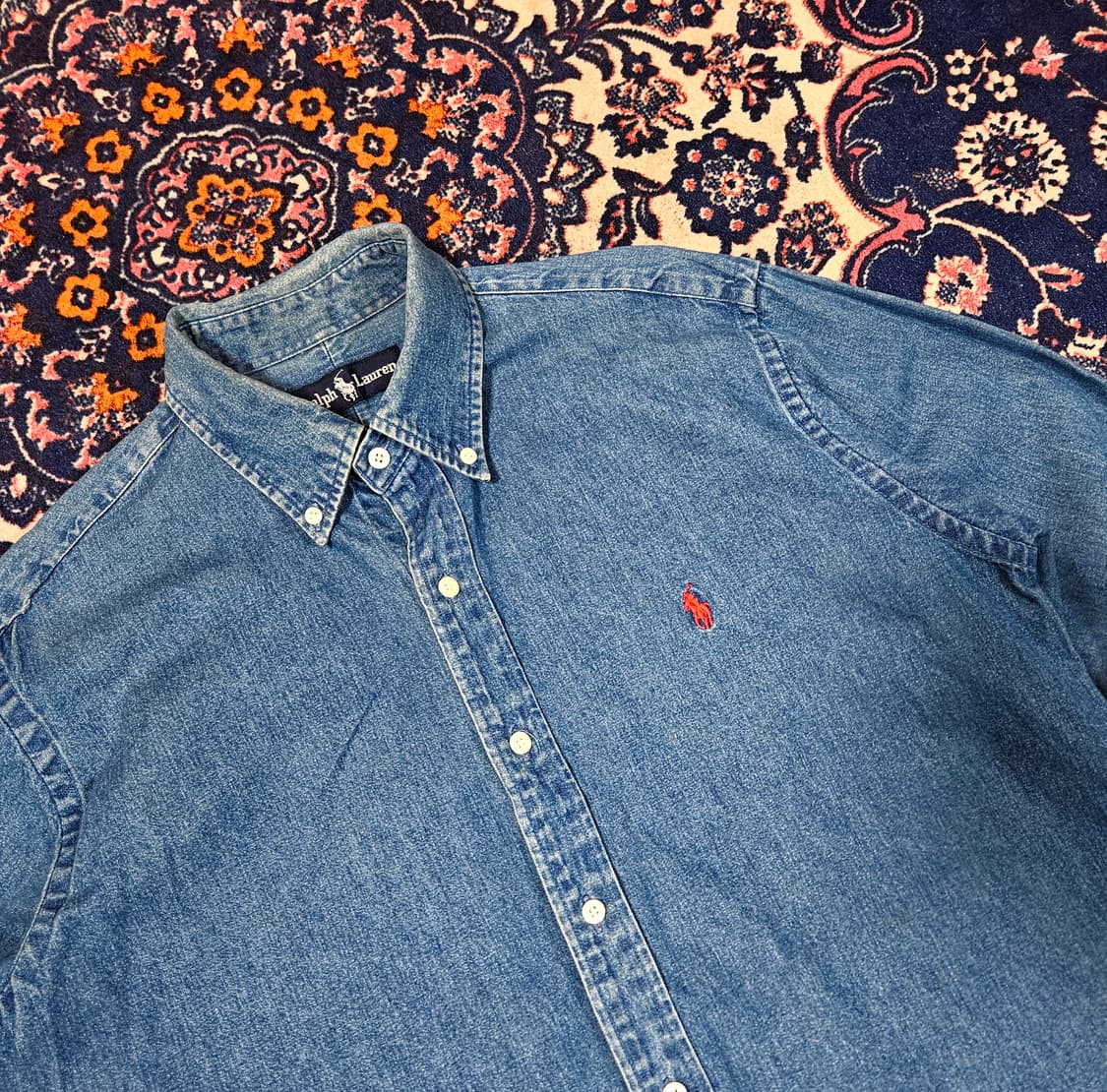 폴로랄프로렌 빈티지 레드 포니
루즈핏 데님 셔츠 상품이미지2