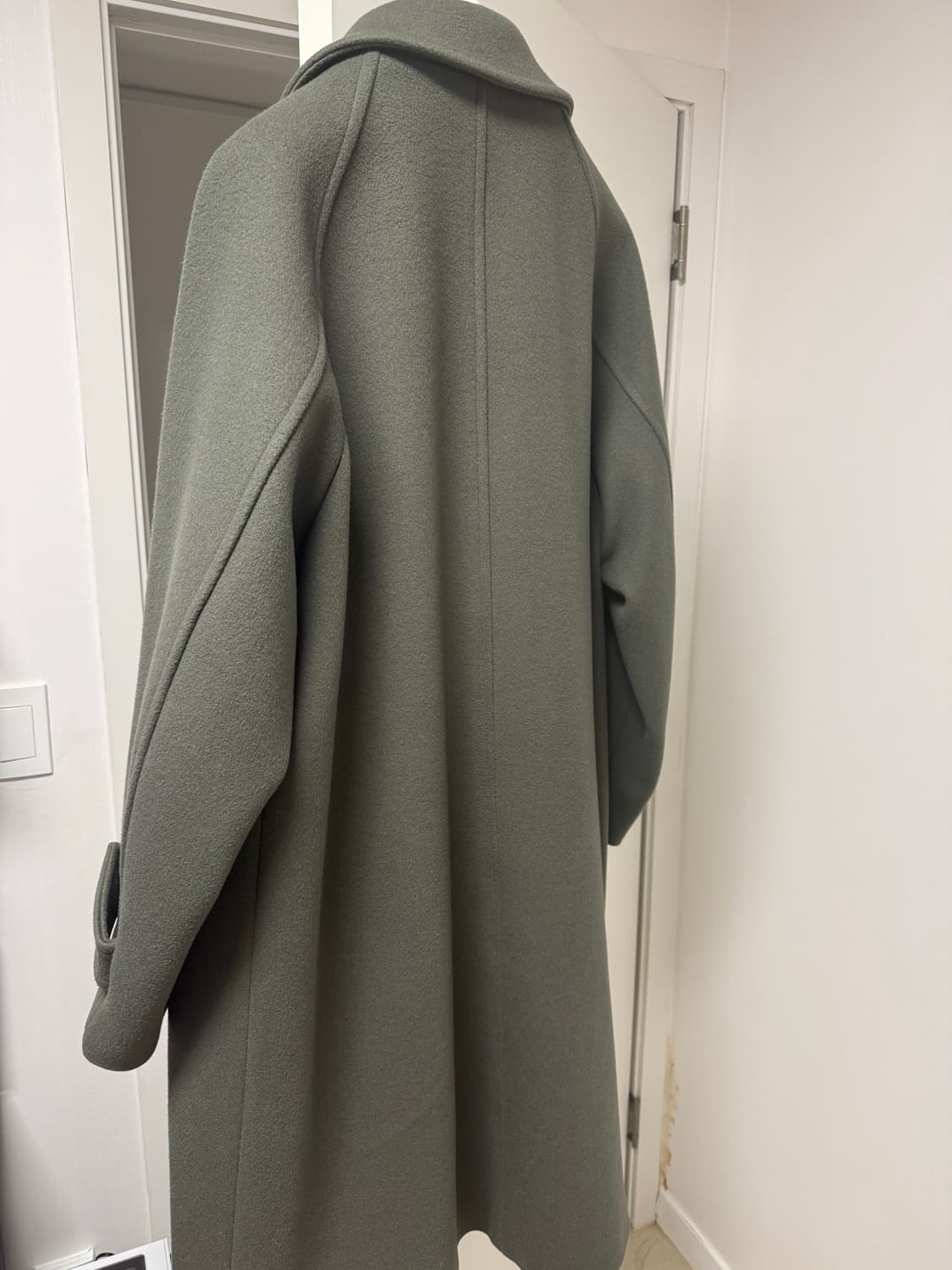 23FW 브라운야드 발마칸 코트 올리브그레이 5사이즈 상품이미지2