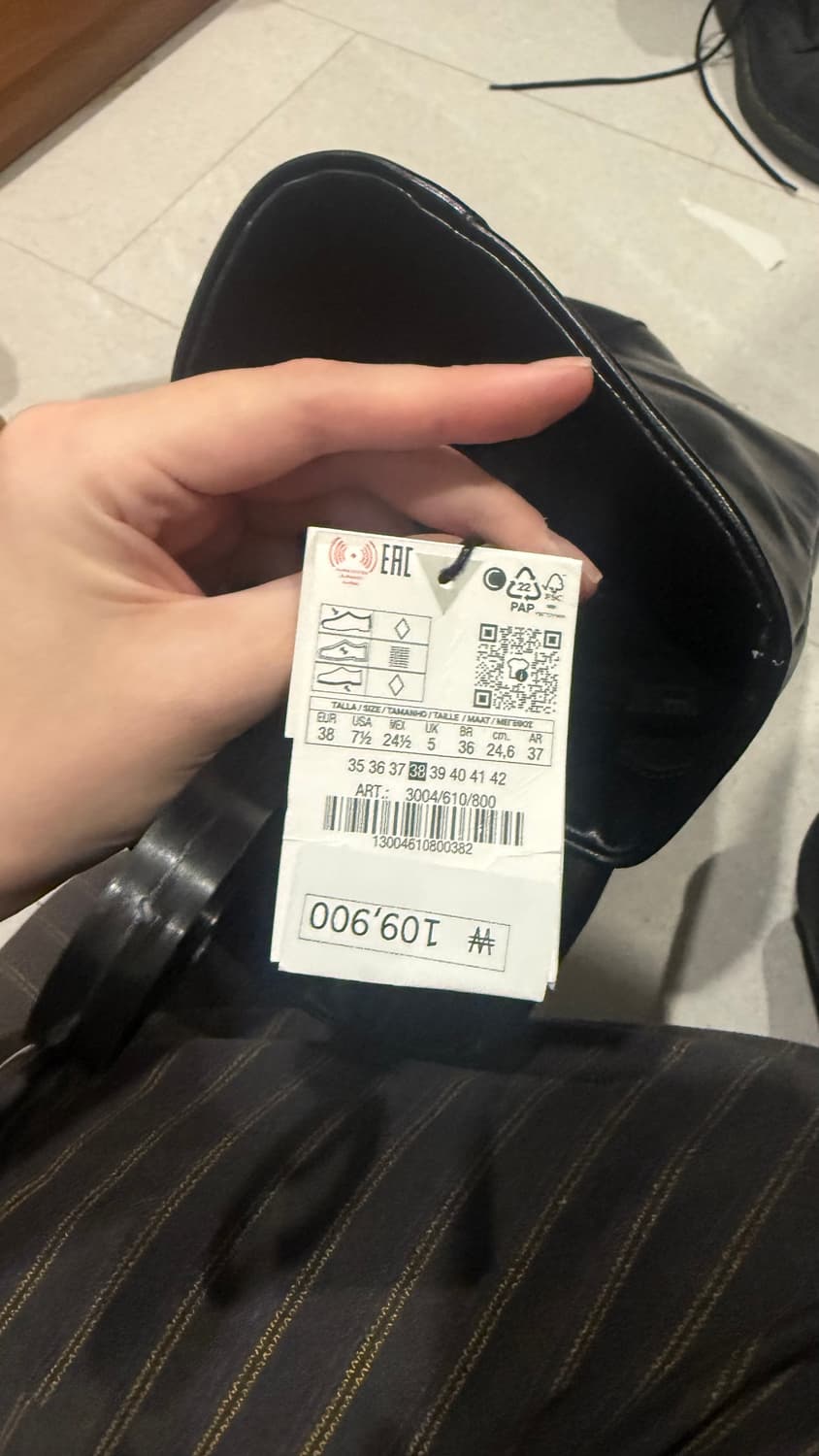 자라 롱부츠 38 (새상품) 상품이미지4