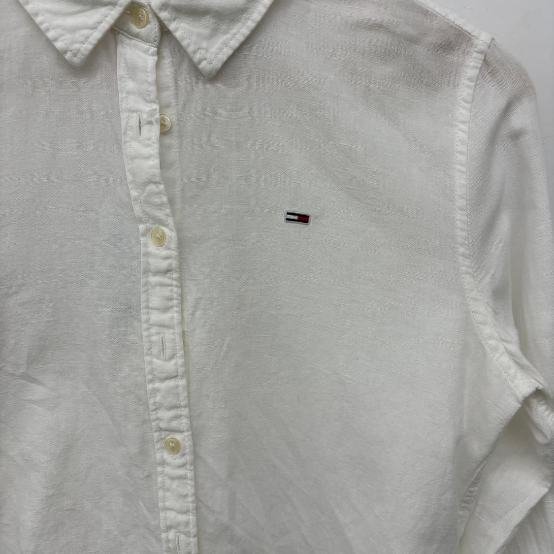 타미힐피거 화이트 긴팔 셔츠 남s 상품이미지2