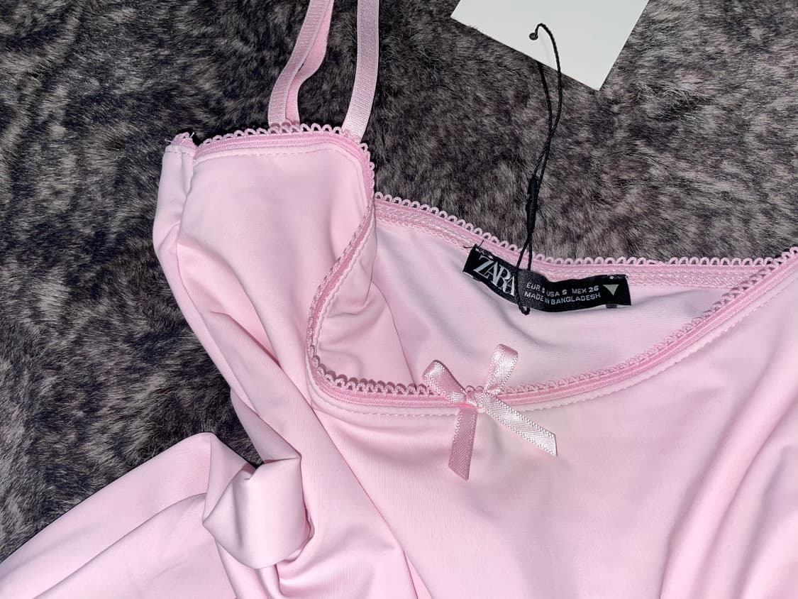 ZARA ribbon sleeveless pk 상품이미지1