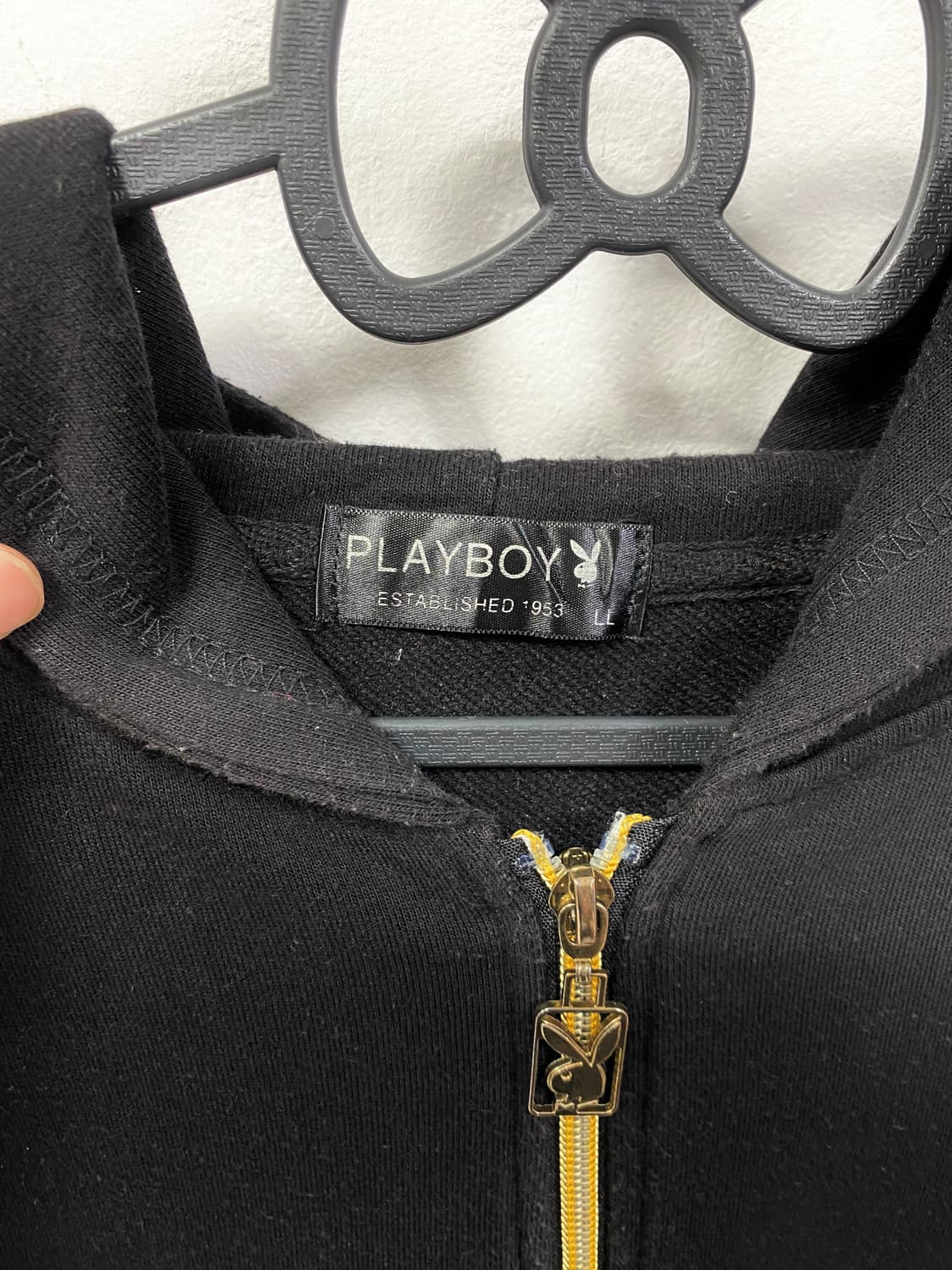[PLAYBOY] 플레이보이 갸루 골드 글리터 후드집업 상품이미지9