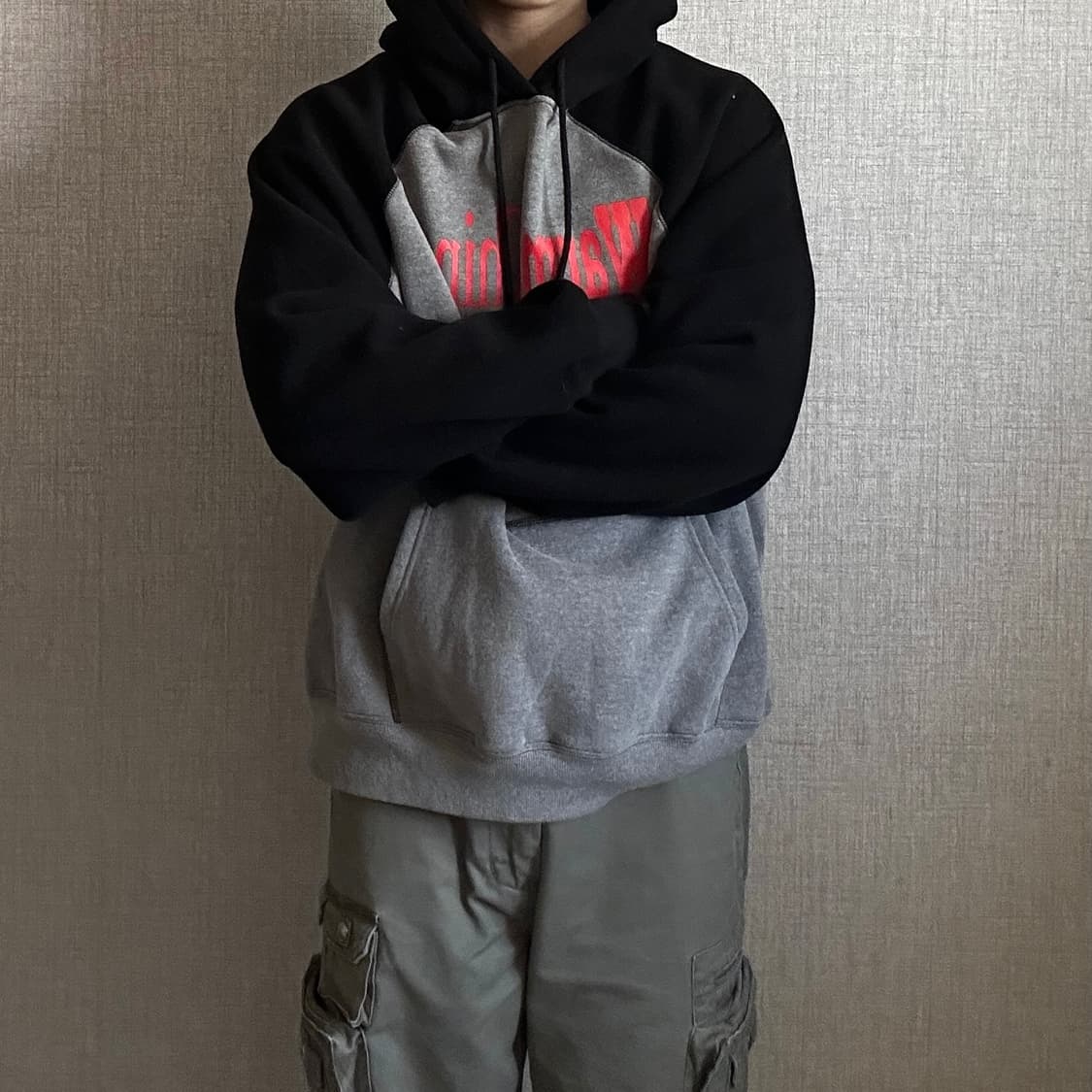 Teket 테켓 Warm Things 배색 후드티 상품이미지3