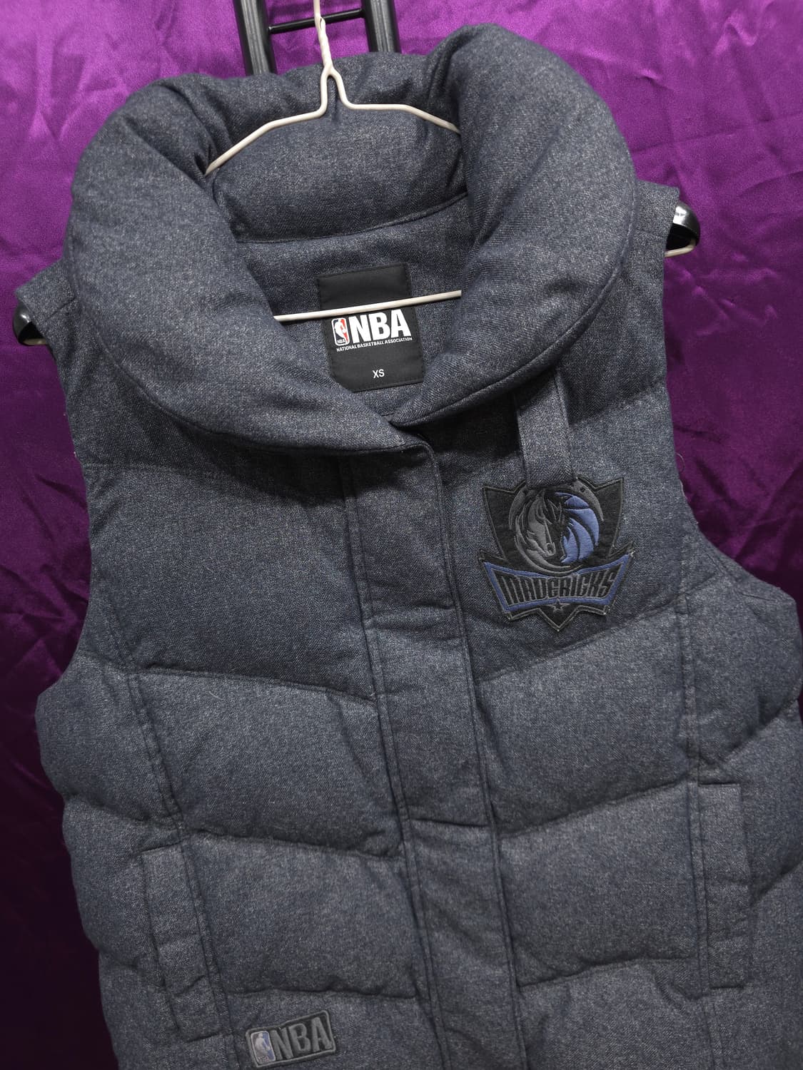 NBA 여성 매버릭스 덕다운 패딩 조끼 XS(S) 상품이미지2