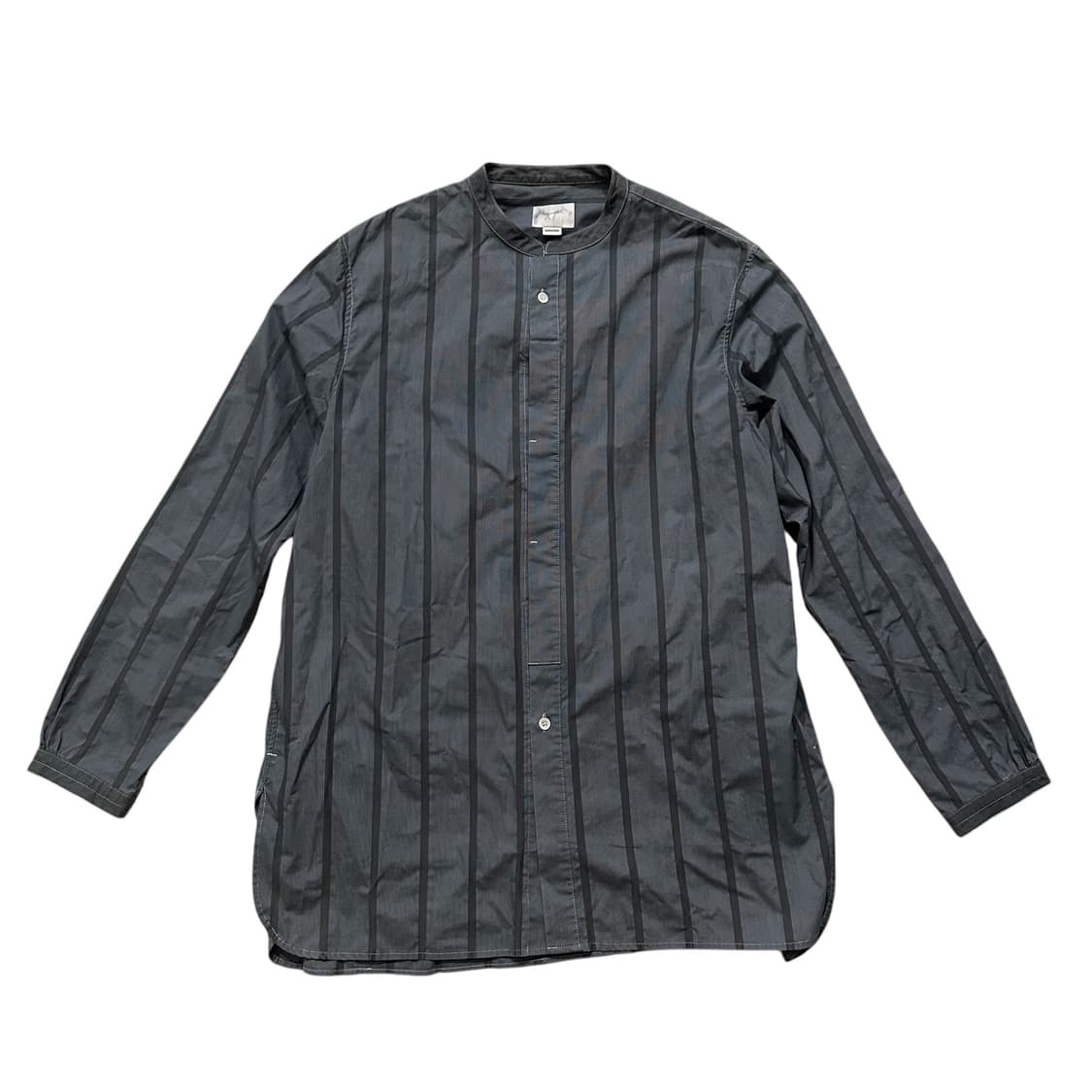 유스(YOUTH) 스트라이프 밴드카라 셔츠  상품이미지1