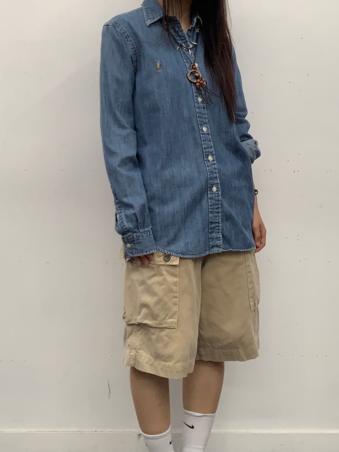 폴로 데님 셔츠 상품이미지2