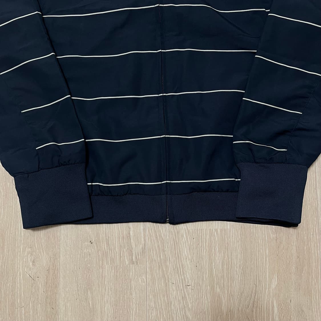 나이키 NIKE 블루 스트라이프 스우시 트랙탑 져지 자켓 M(95) 상품이미지7