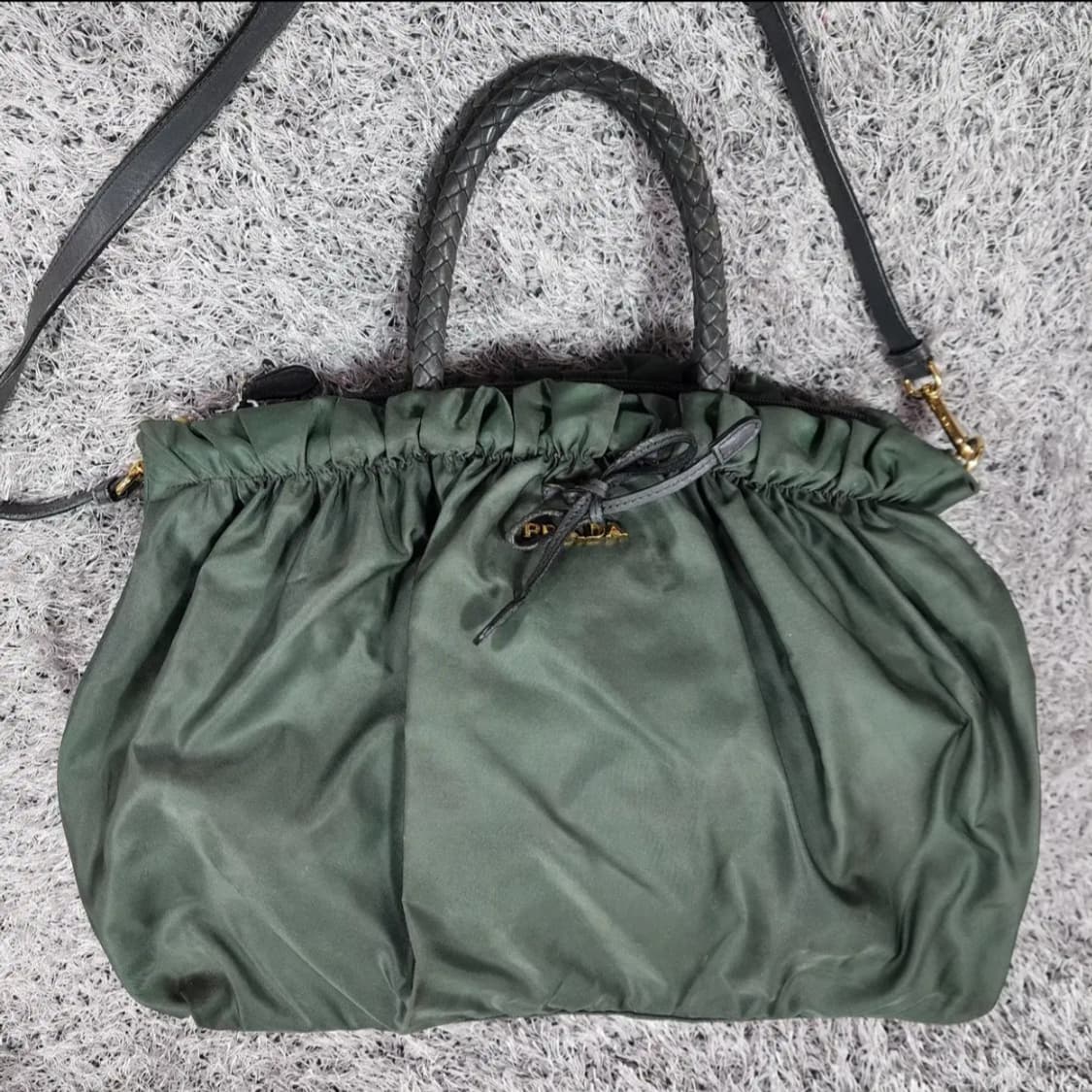프라다 나일론 리본 토트백 숄더백 상품이미지2