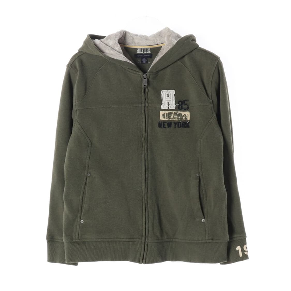 타미힐피거 키즈 빅로고 기모 후드 집업 L/14 상품이미지1