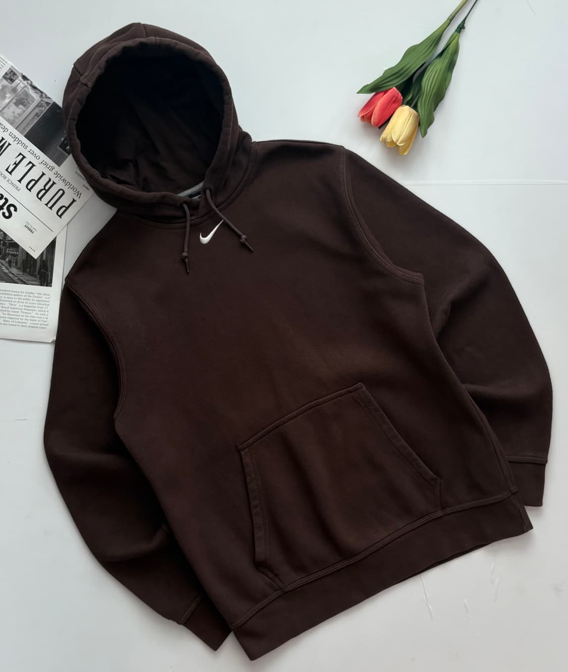 Nike 나이키 빈티지 브라운 후드티 상품이미지1