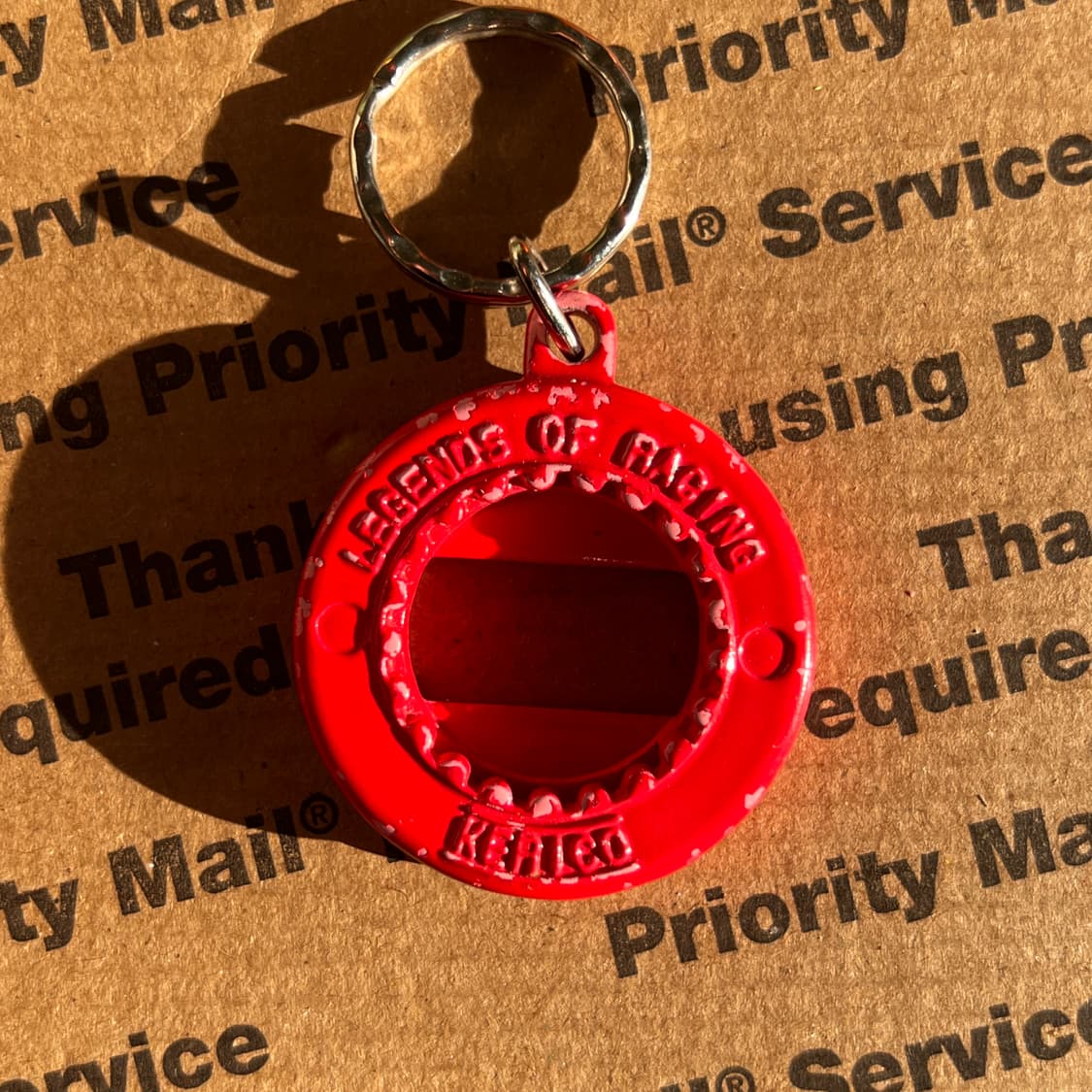 90s vtg Racing Bottle Opener Keyring 상품이미지2