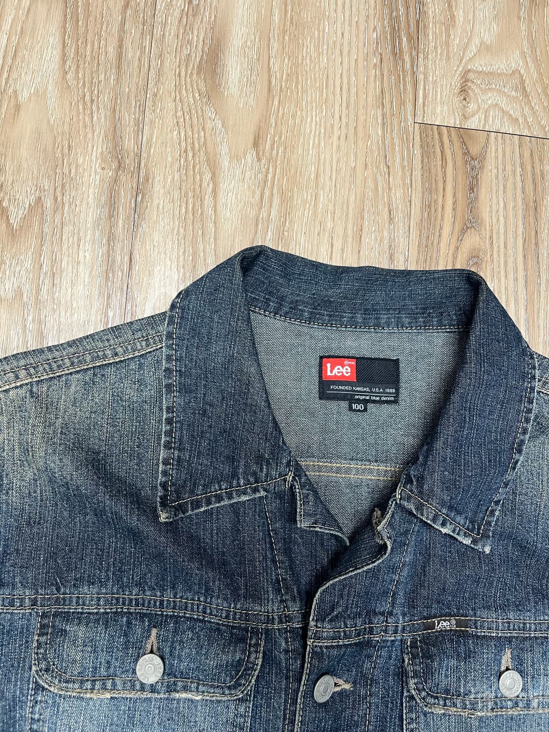 90s Lee 트러커 데님 자켓 100 상품이미지2