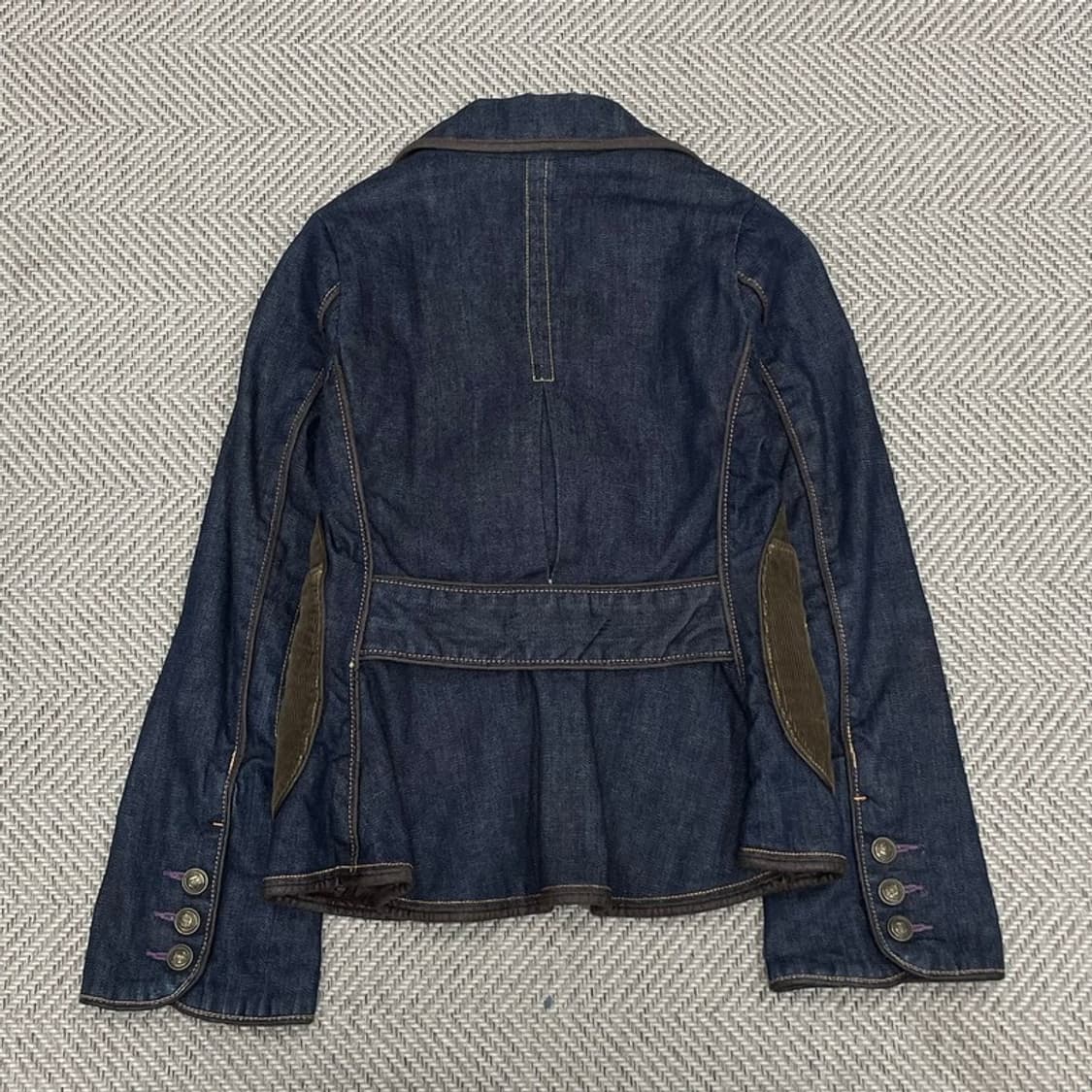 에스크 y2k 코듀로이 데님 자켓 v0114 상품이미지2