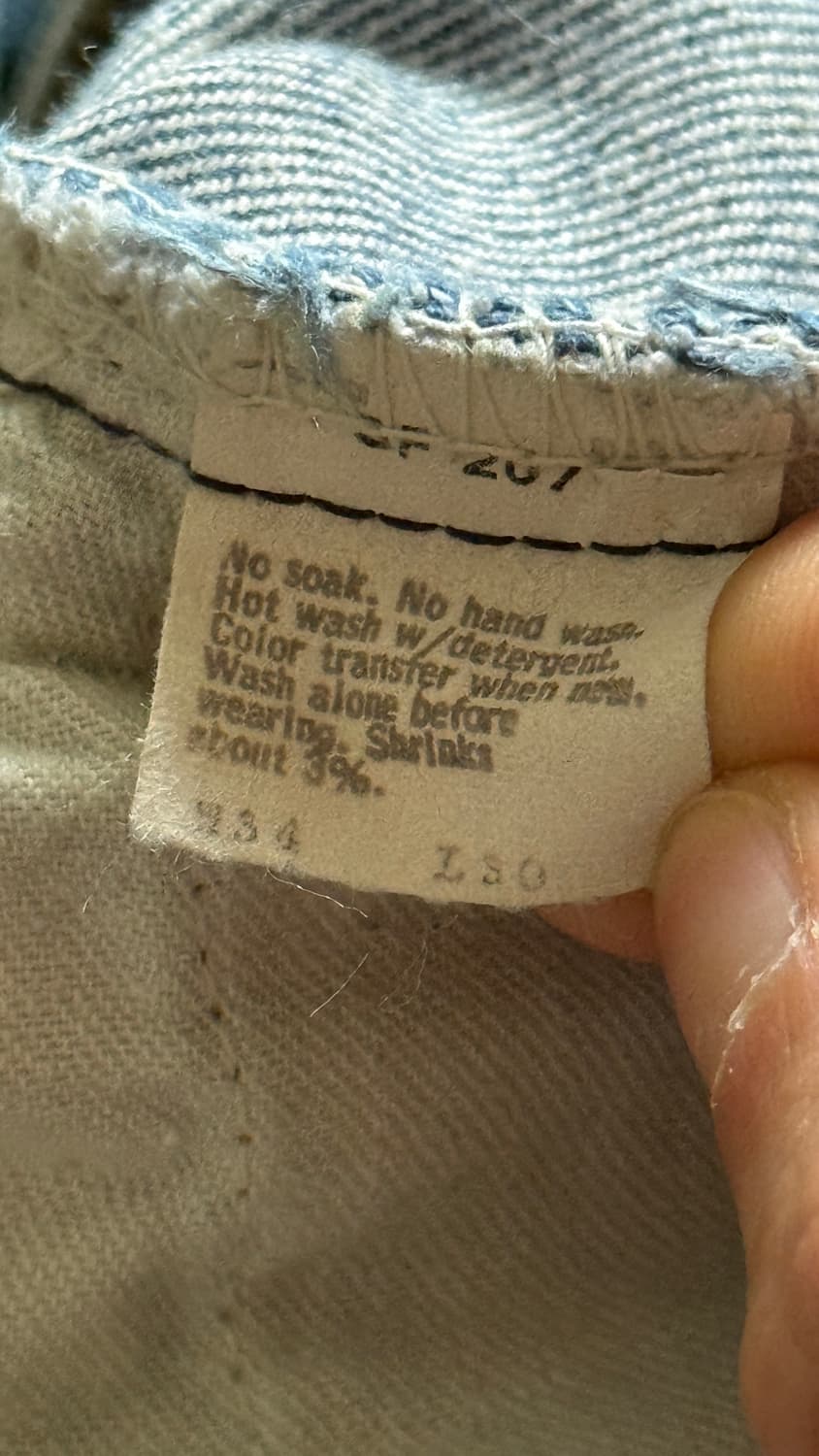 70s usa 리바이스 66전후기 646 벨바텀 플레어 데님 팬츠 상품이미지8