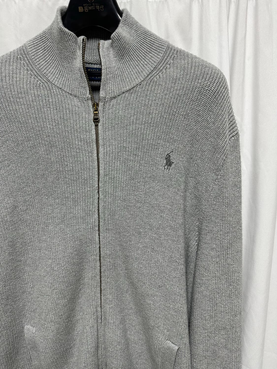 no.92 폴로 랄프로렌 그레이니트 풀집업 L 새상품급 상품이미지2