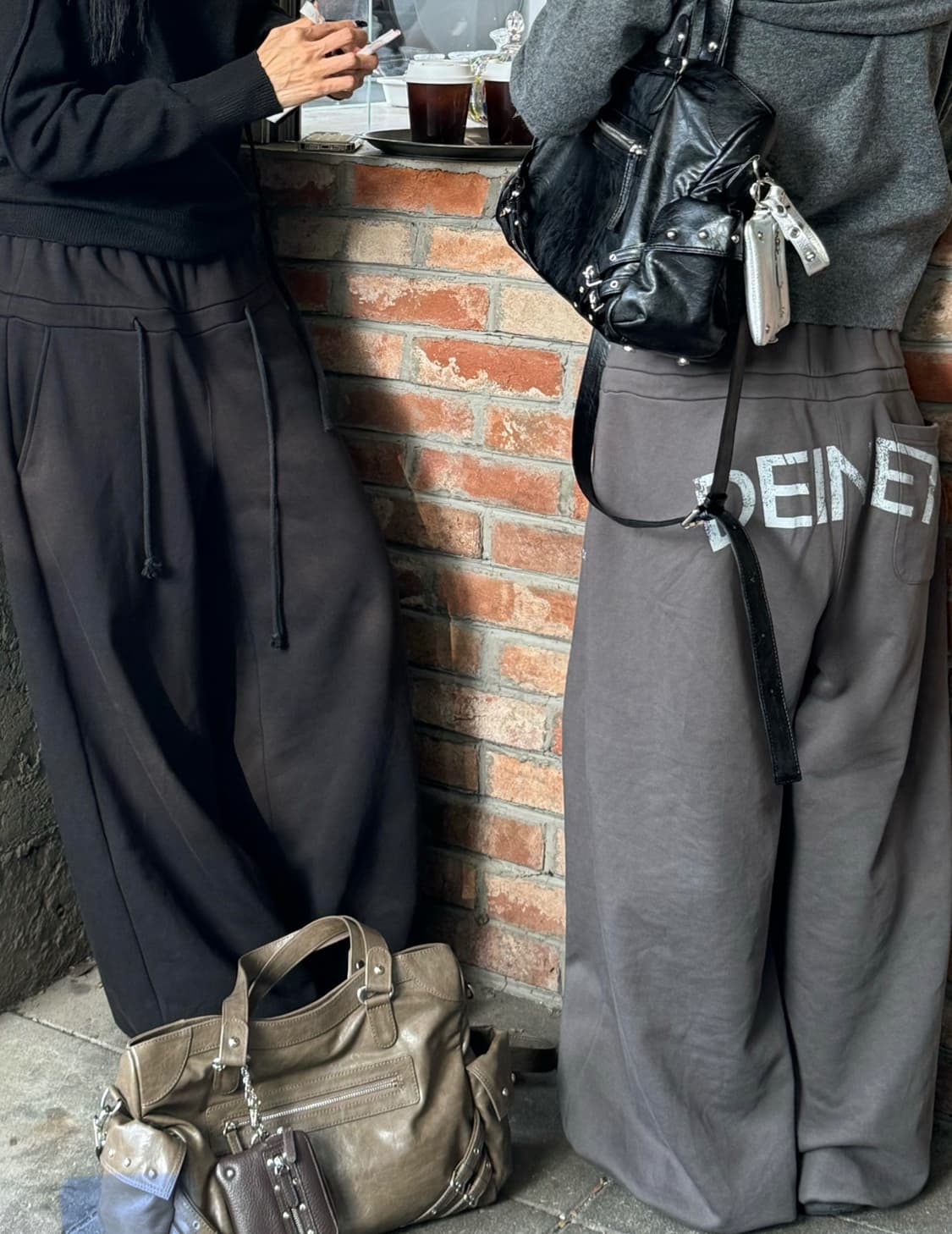 다이닛 백로고 스웻팬츠 상품이미지2