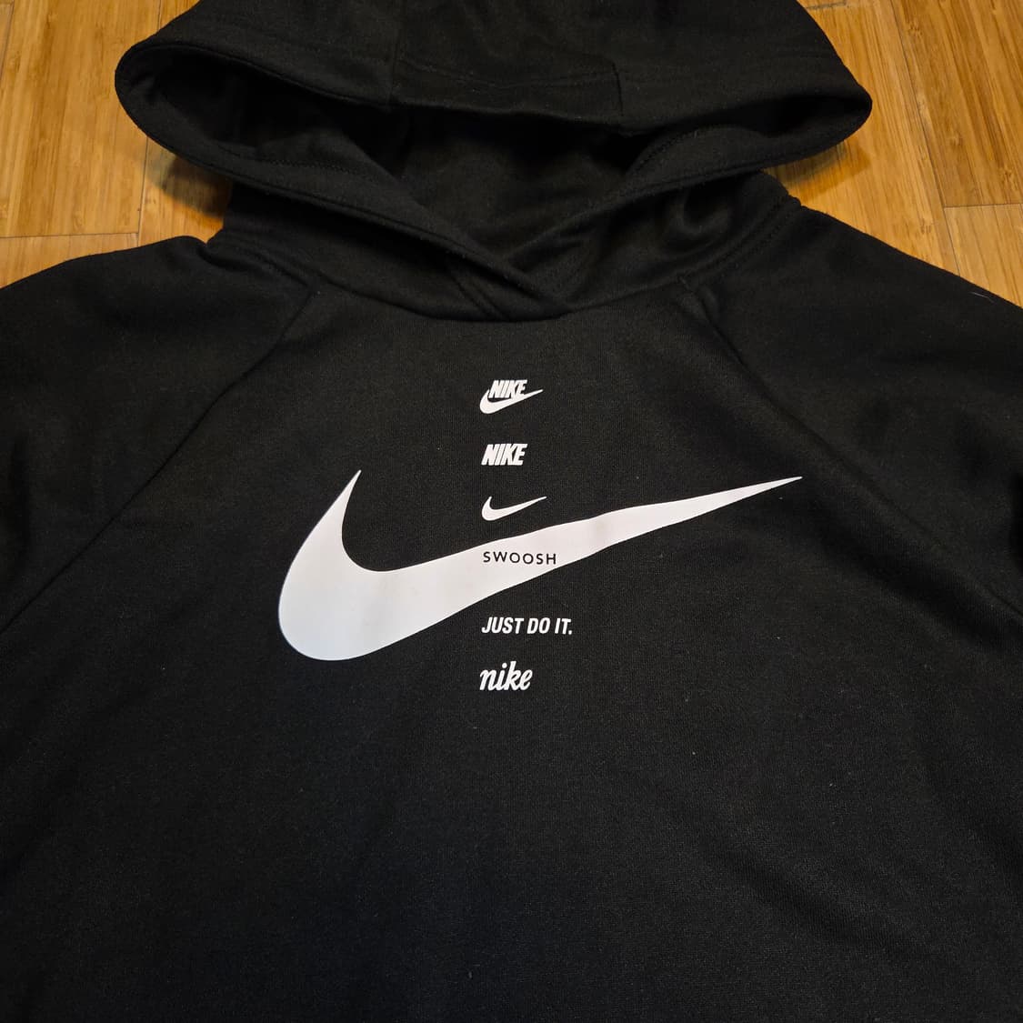 나이키 스우시 빅로고 크롭 후드티 (M) 상품이미지2