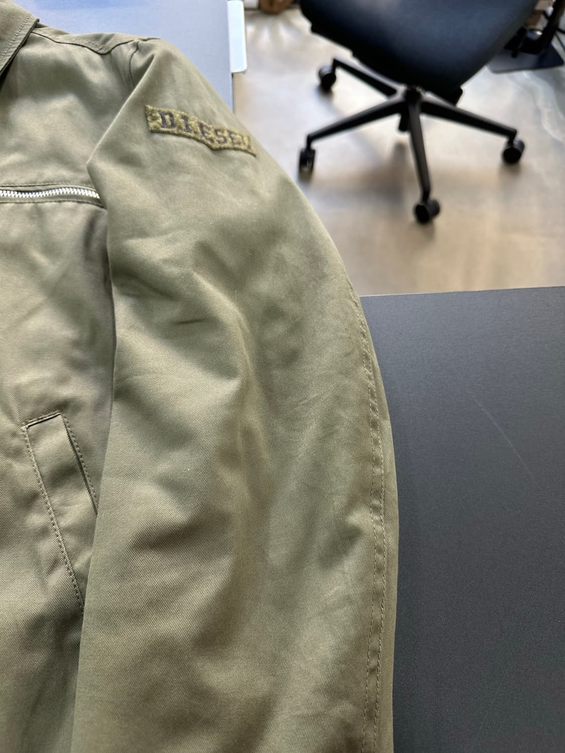 디젤 더블지퍼 스냅버튼 야상 레이싱자켓 상품이미지8