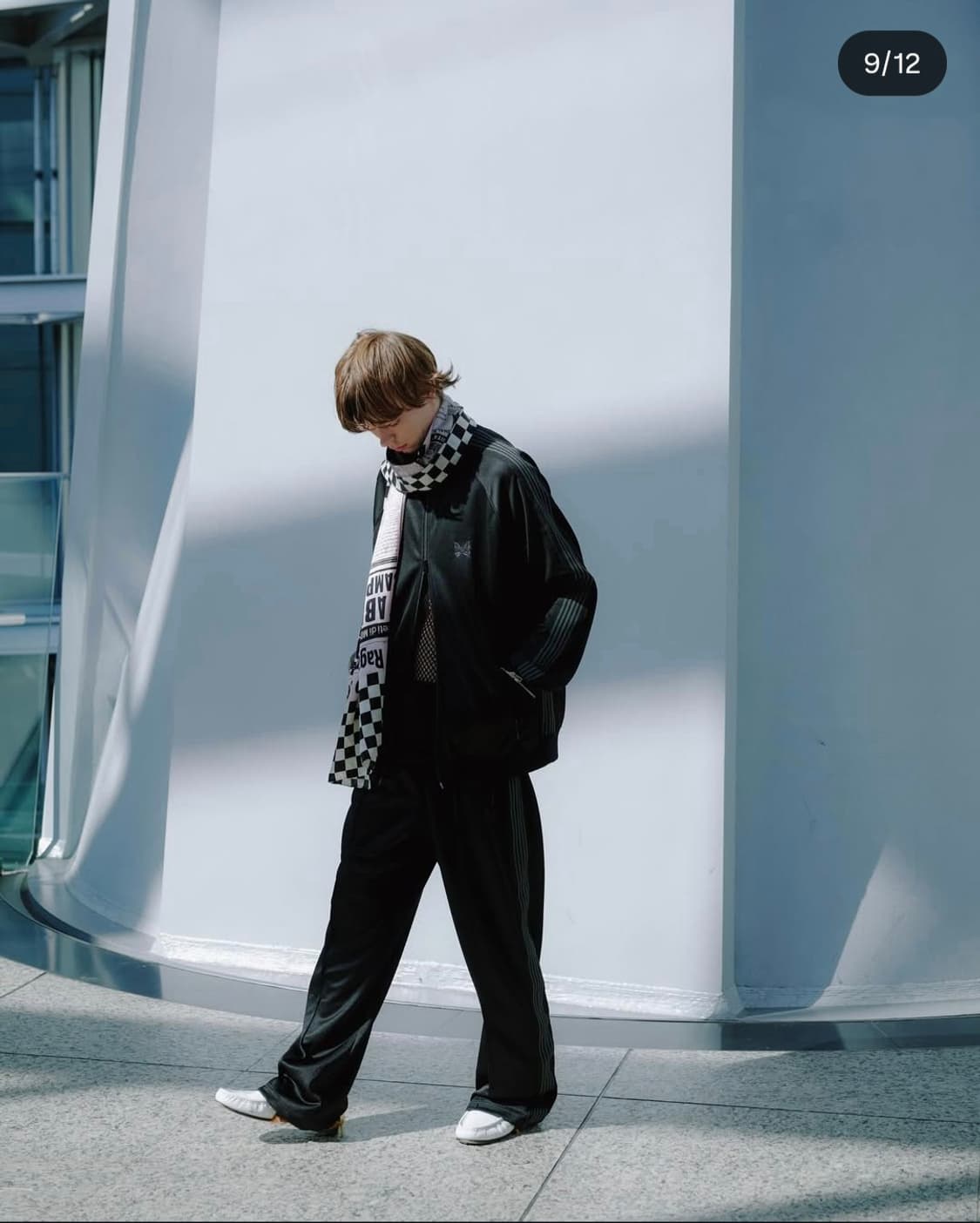 니들스 x LHP 트랙 팬츠 폴리 스무스 블랙 셋업 상품이미지6