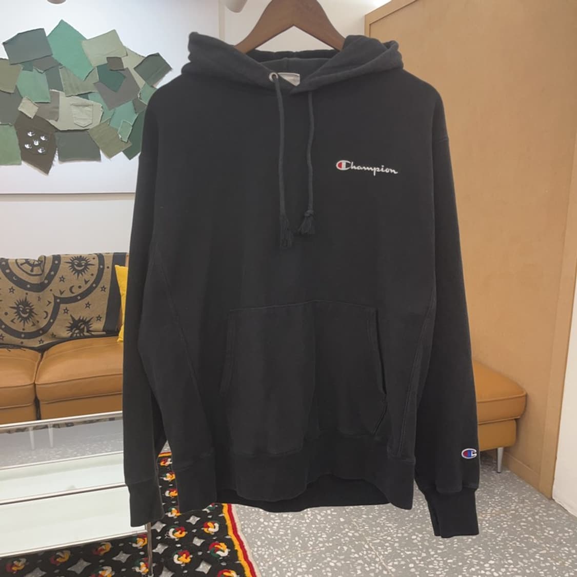 챔피온 리버스위브 올드스쿨 빈티지 기모 후드티 L C08098 상품이미지3