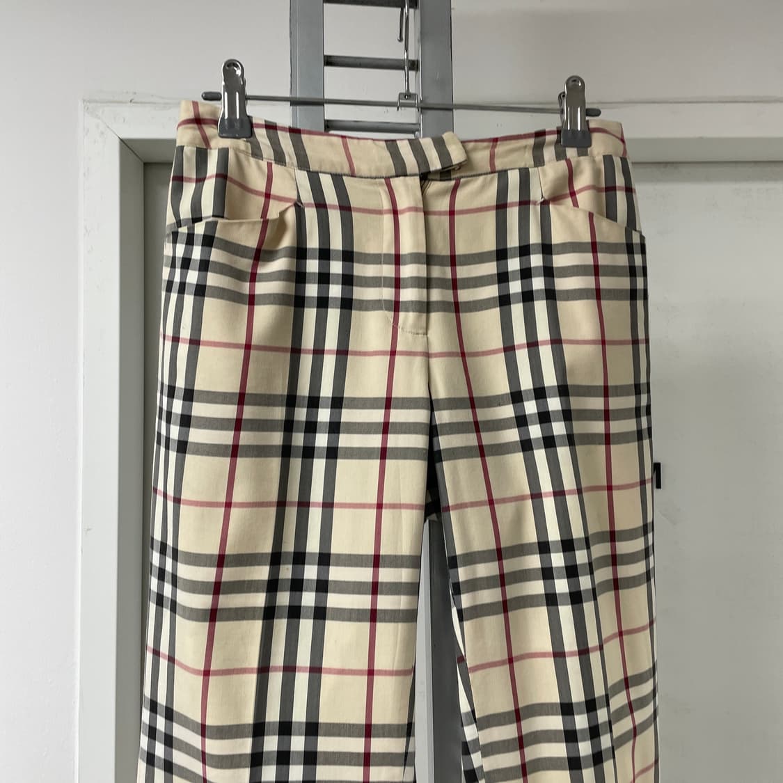 버버리 노바 체크 팬츠 베이지 M(W) 상품이미지2
