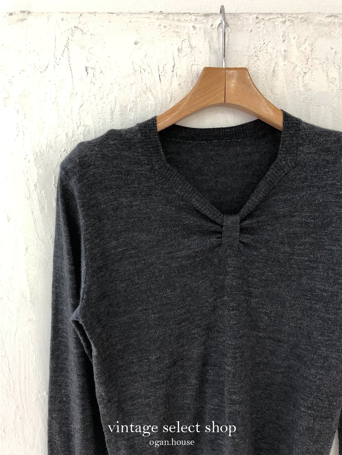 vintage ribbon wool knit top 상품이미지2