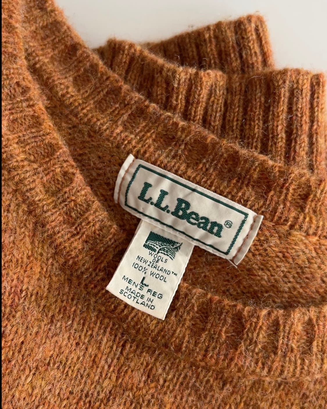 엘엘빈 뉴질랜드 울 니트  L  상품이미지2