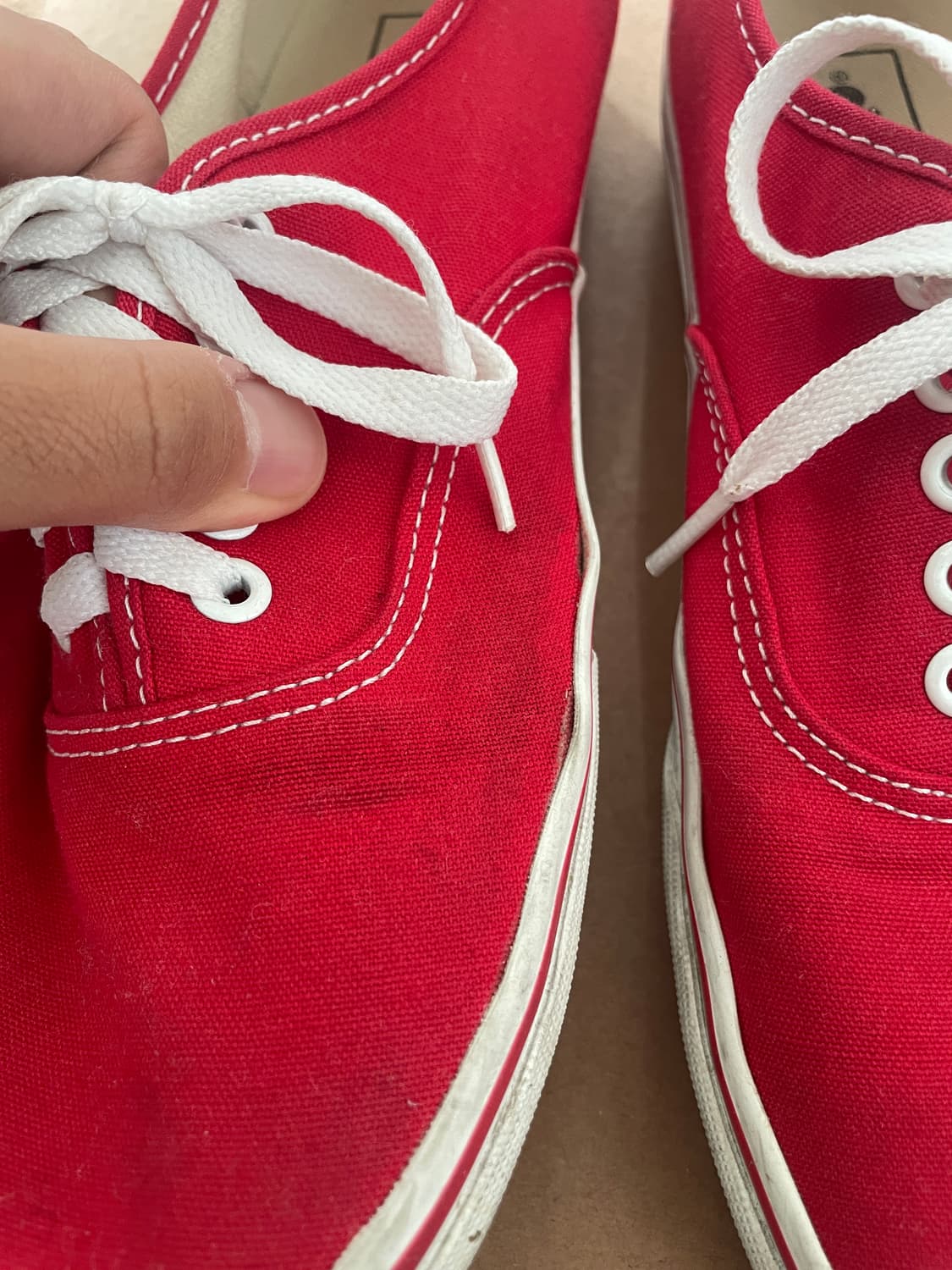 반스 어센틱 레드 275mm 상품이미지3