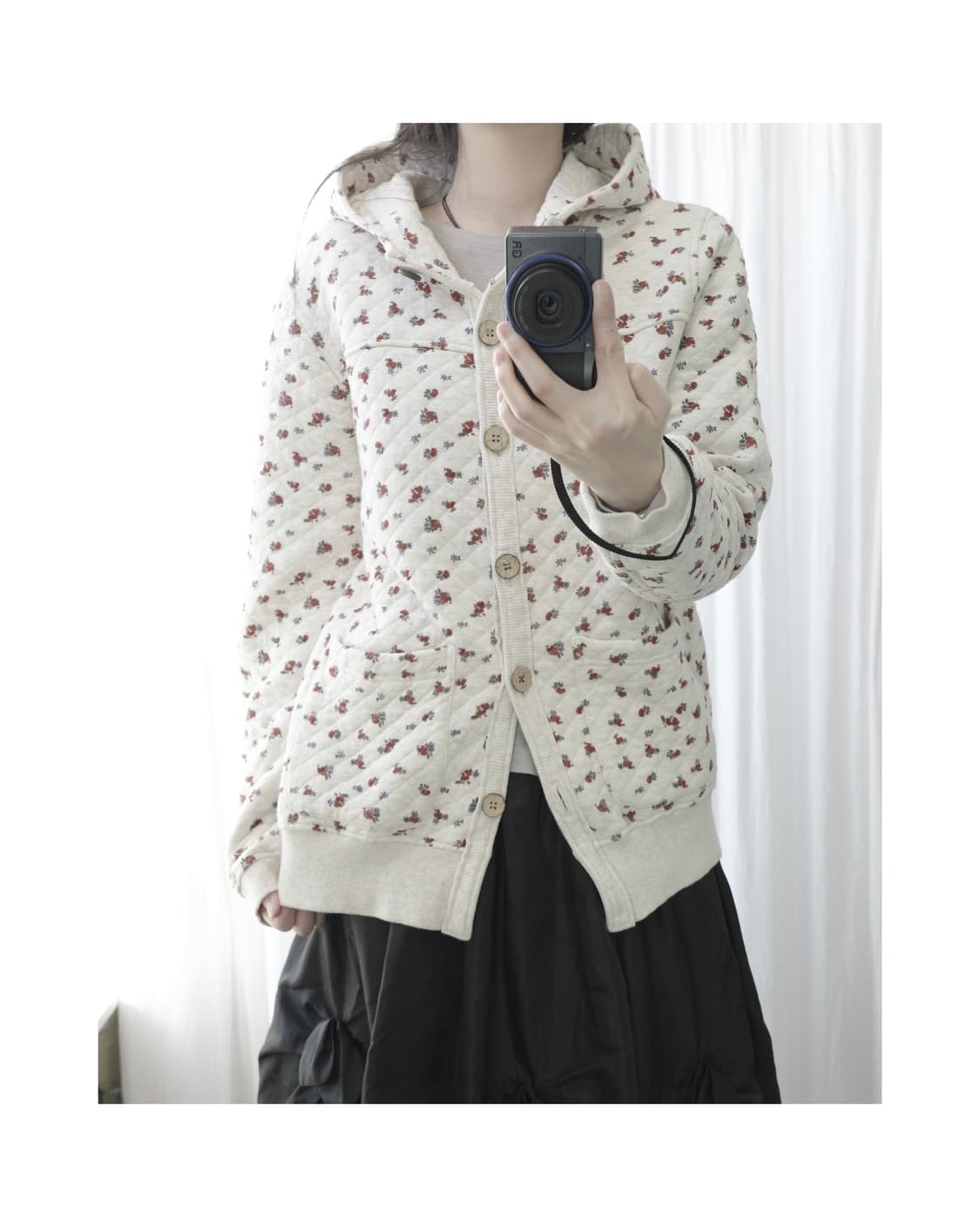 Vintage flower hoodie 상품이미지1