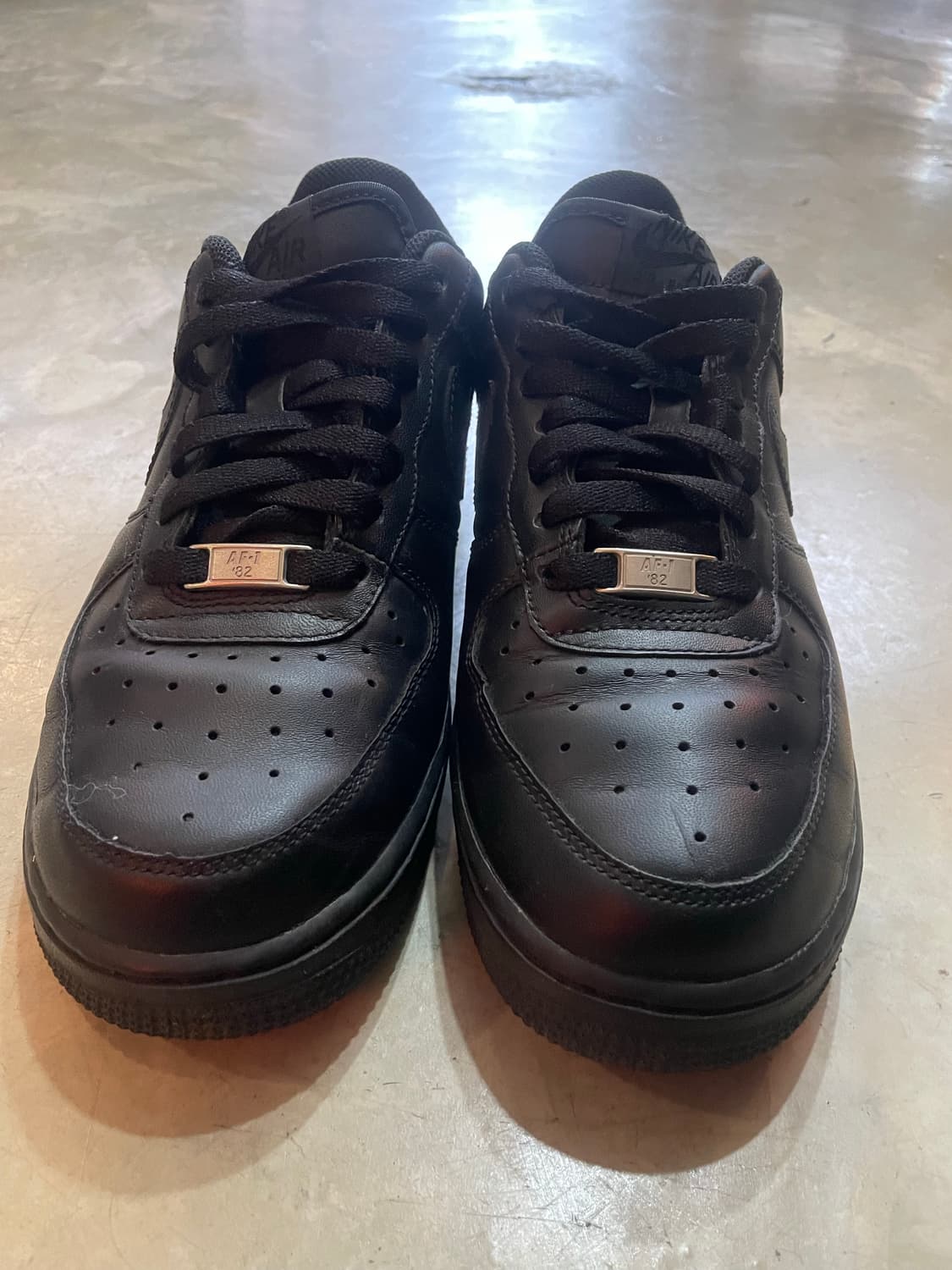 나이키 에어포스 1 블랙 245 상품이미지2