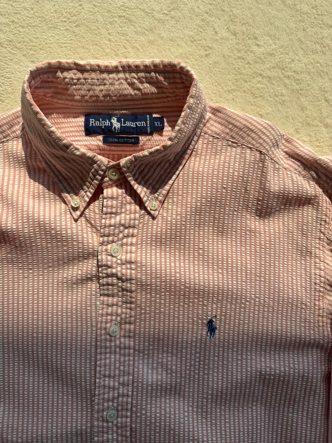 폴로 시어서커 긴팔 셔츠 상품이미지2