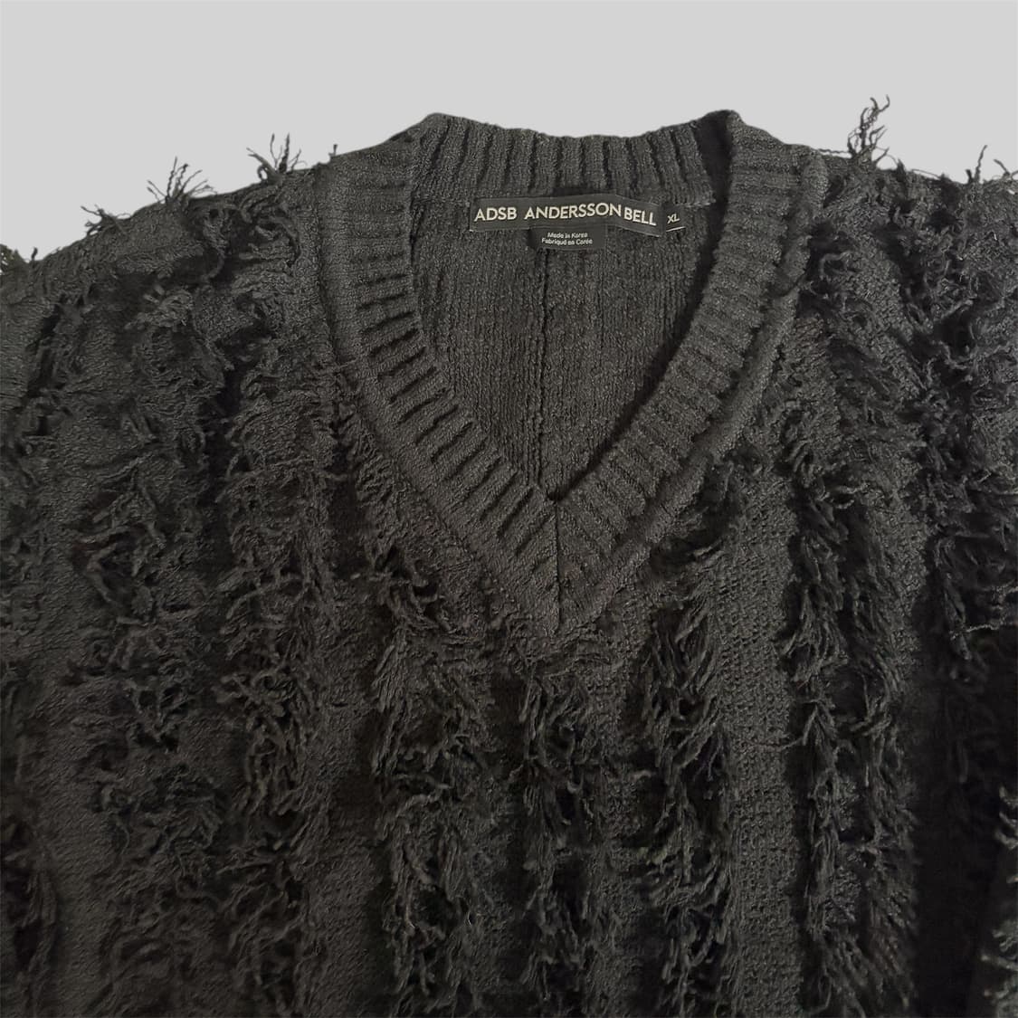 앤더슨벨 윙스 브이넥 스웨터 XL 상품이미지4