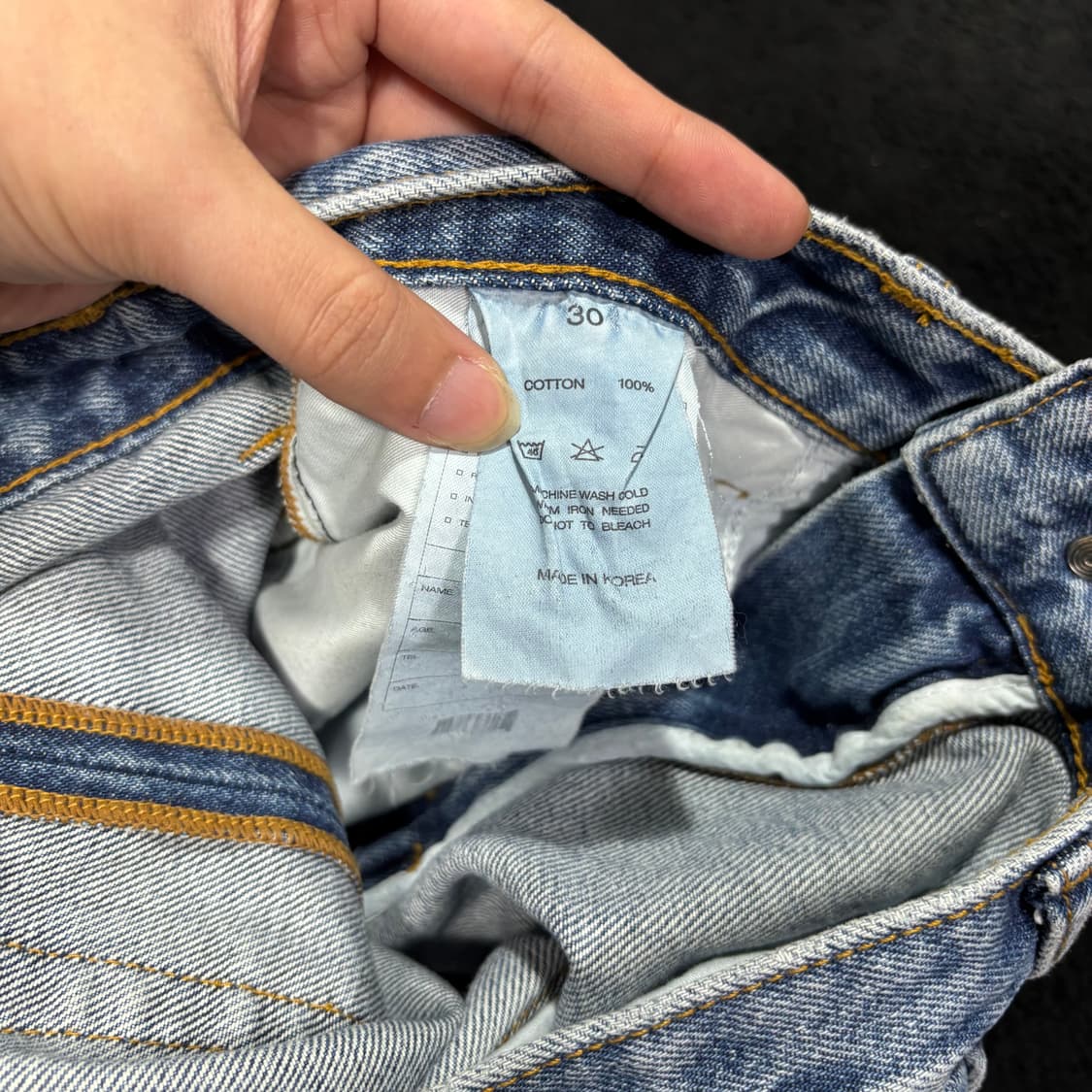 30 브랜디드 인스턴트데님 INSPECTOR 데님팬츠 상품이미지5