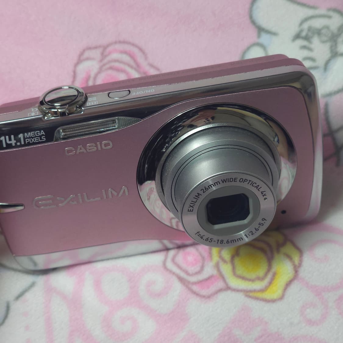 작례O)카시오 엑슬림 EX-Z550 핑크 풀박스 차정원 디카 상품이미지6