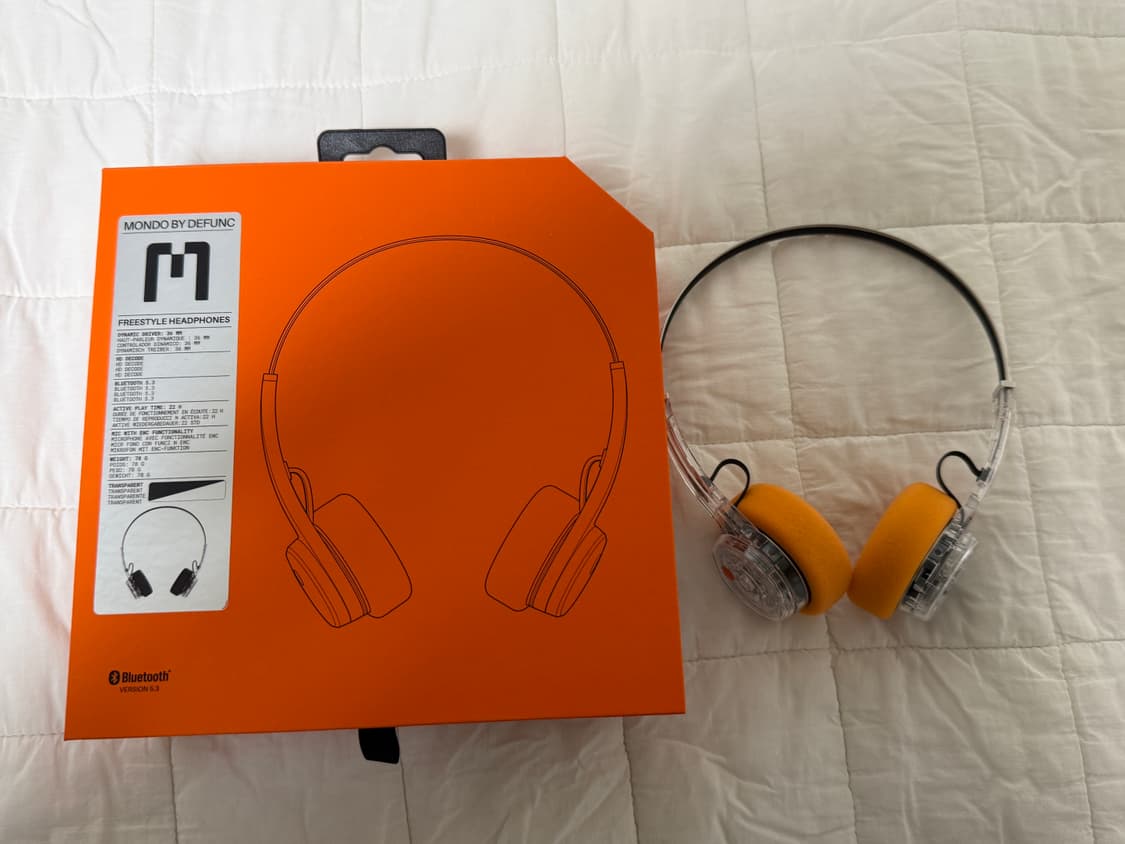 몬도 프리스타일 무선 블루투스 온이어 헤드폰 레트로 감성 초경량 데일리  상품이미지4