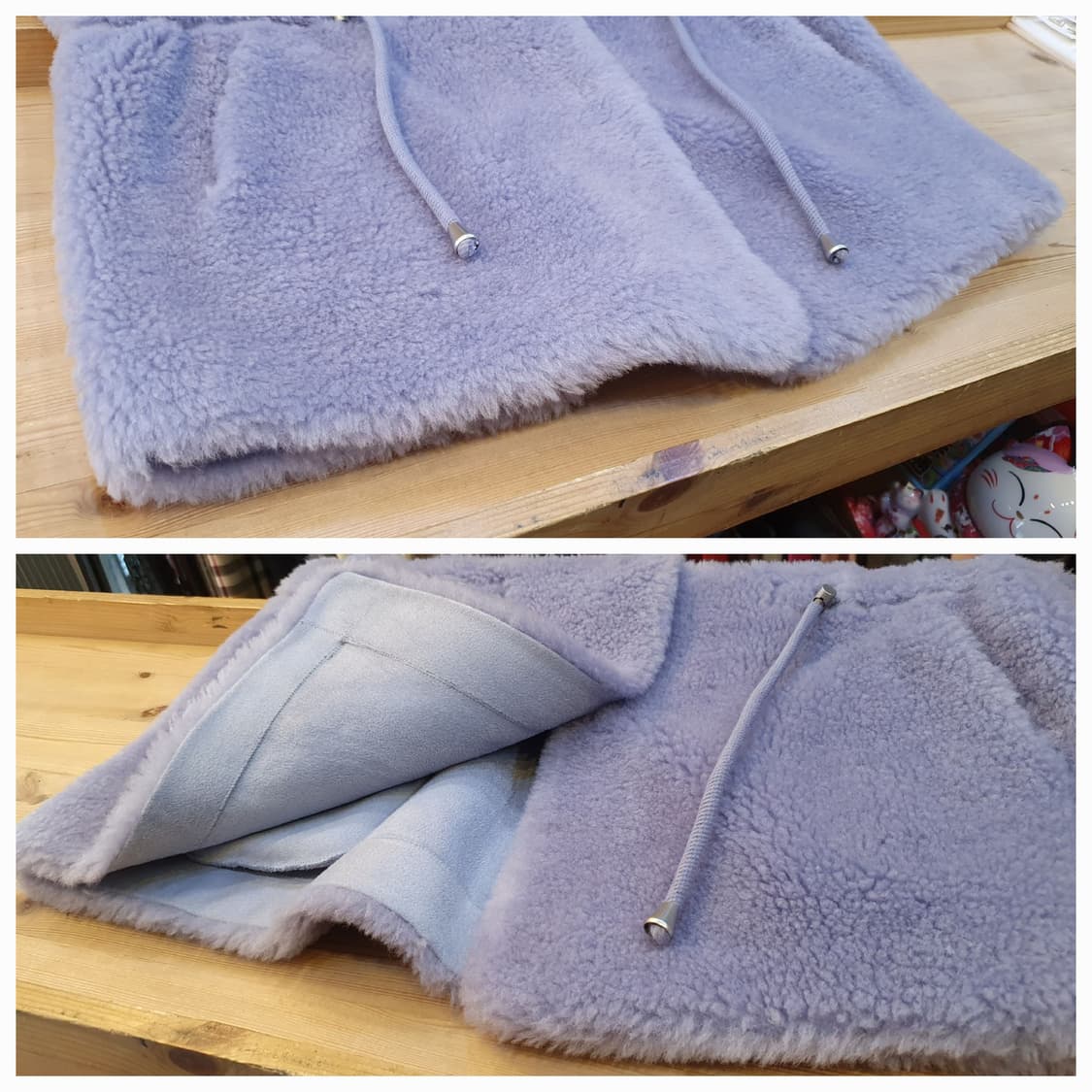 (새상품)55/66.Lapift 천연양털 조끼 상품이미지6