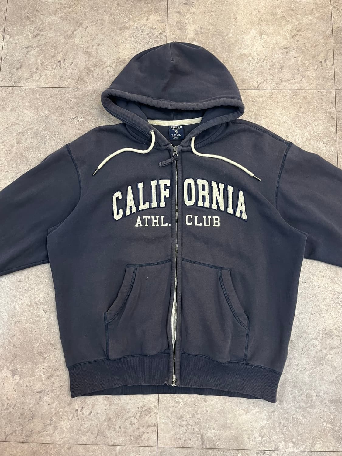  후아유 기모 후드집업 네이비 XL #csz3331 상품이미지4